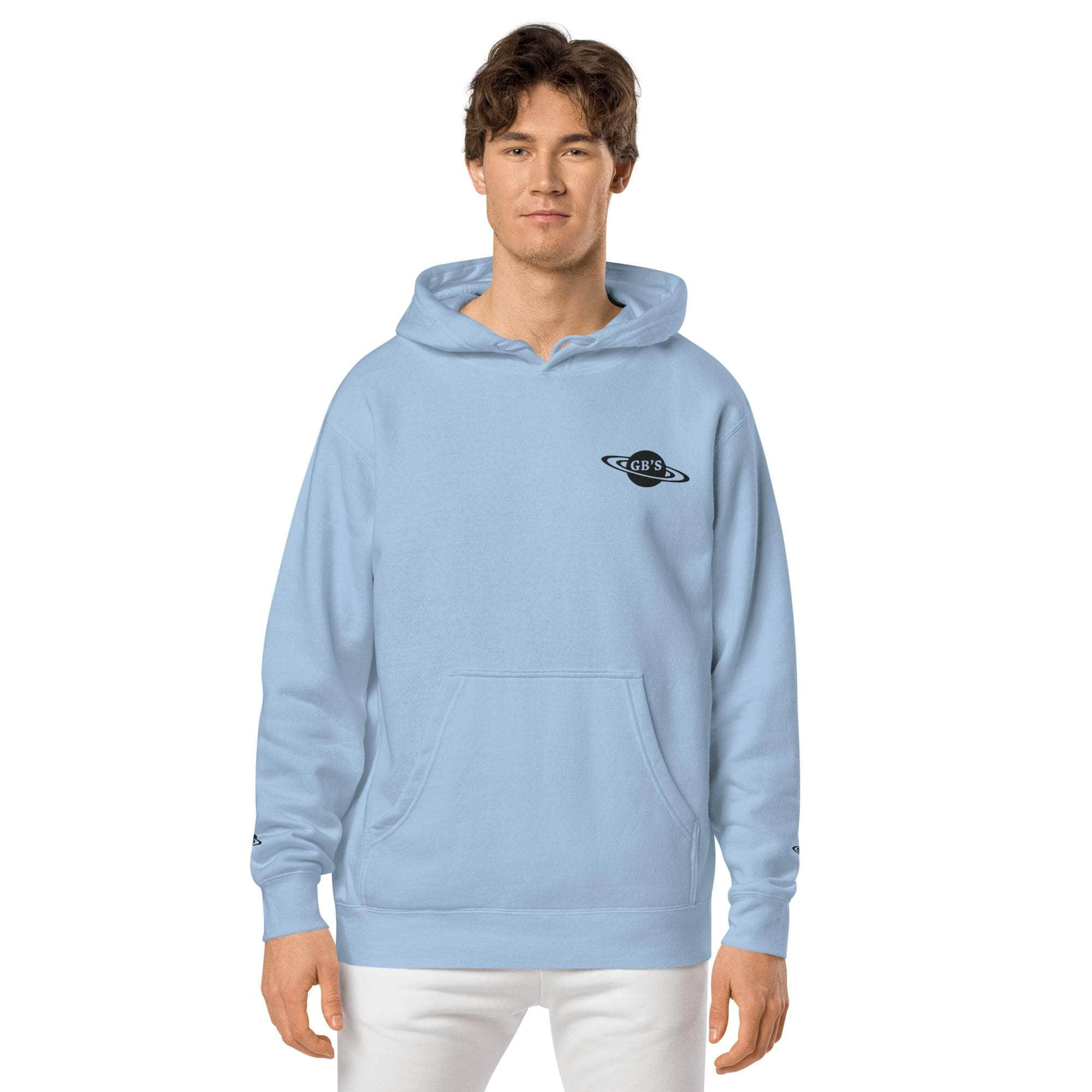 GBNY Pigment Light Blue / S GBNY Dyed Hoodie "Saturn" - Men's 8923504_13669