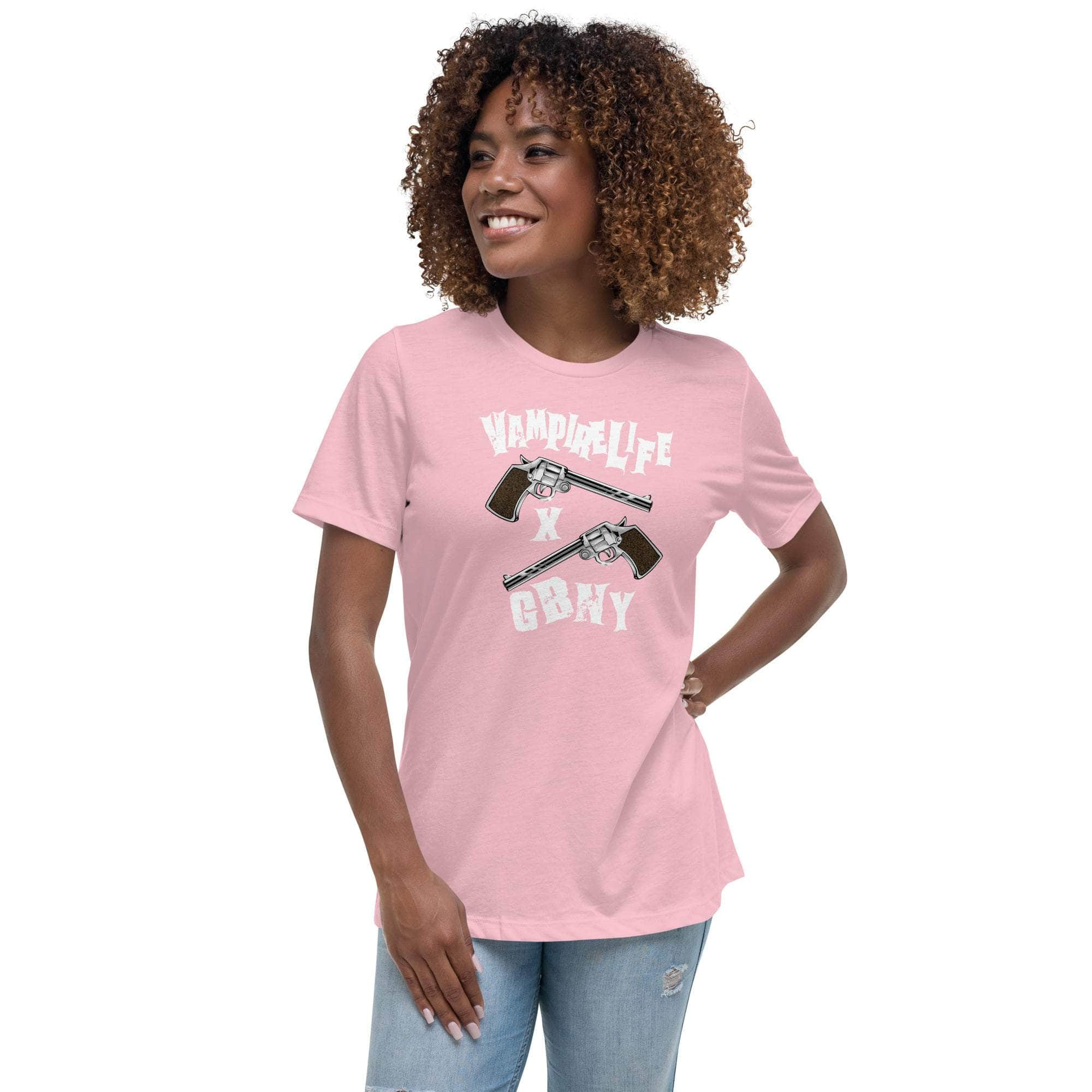 GBNY Pink / S Vamp Life x GBNY Crossed Pistols T-Shirt - Women's 8300381_10241