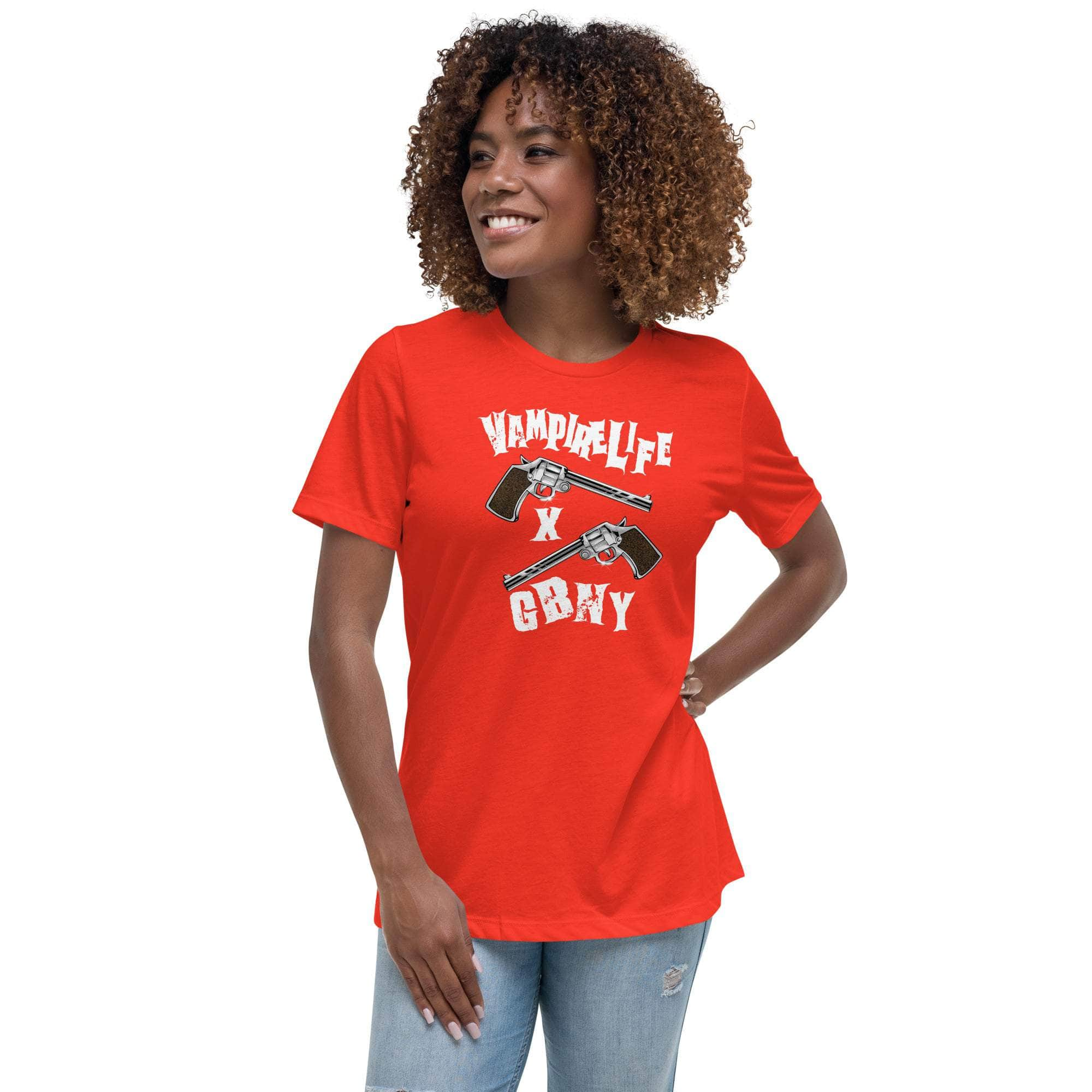 GBNY Poppy / S Vamp Life x GBNY Crossed Pistols T-Shirt - Women's 8300381_13156