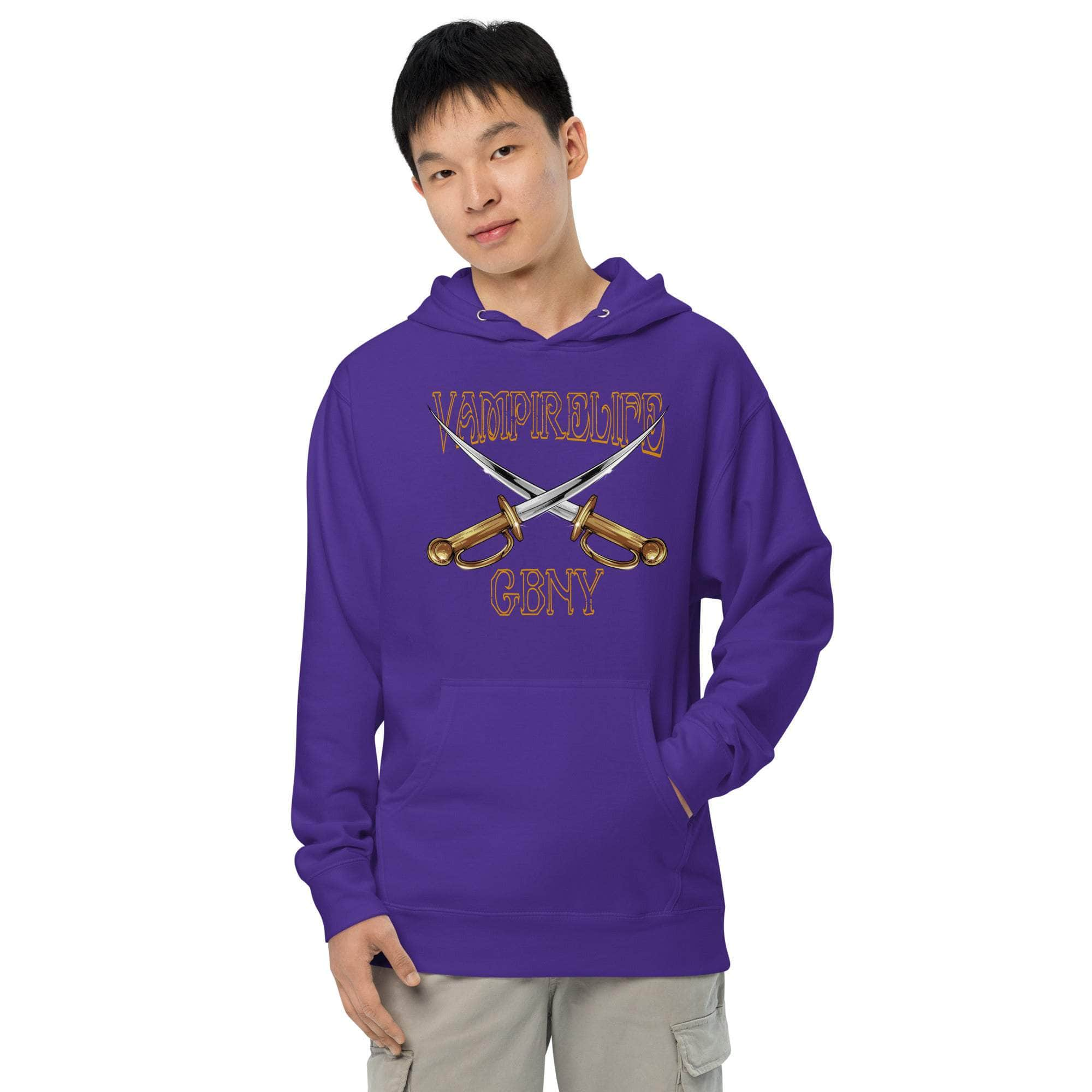 GBNY Purple / S Vamp Life X GBNY "Cross Swords" Hoodie - Men's 2679829_16779