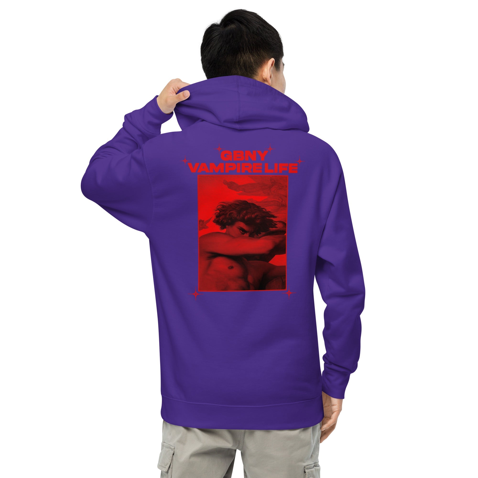 GBNY Purple / S Vamp Life X GBNY "Hiding Angel" Hoodie - Men's 3006332_16779