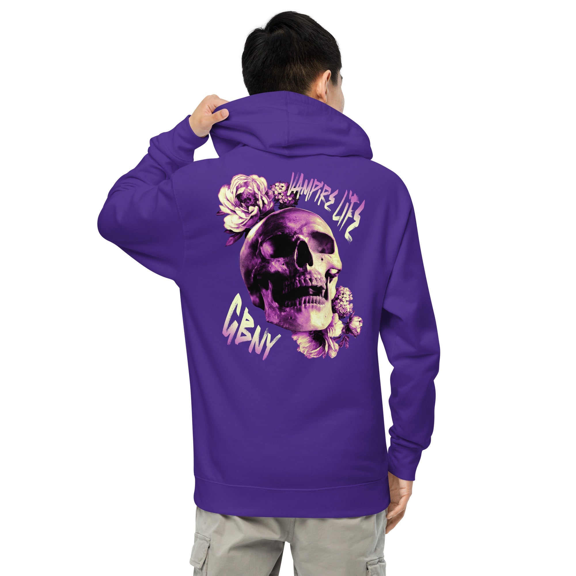 GBNY Purple / S Vamp Life X GBNY "Rising Skull" Hoodie - Men's 5396516_16779