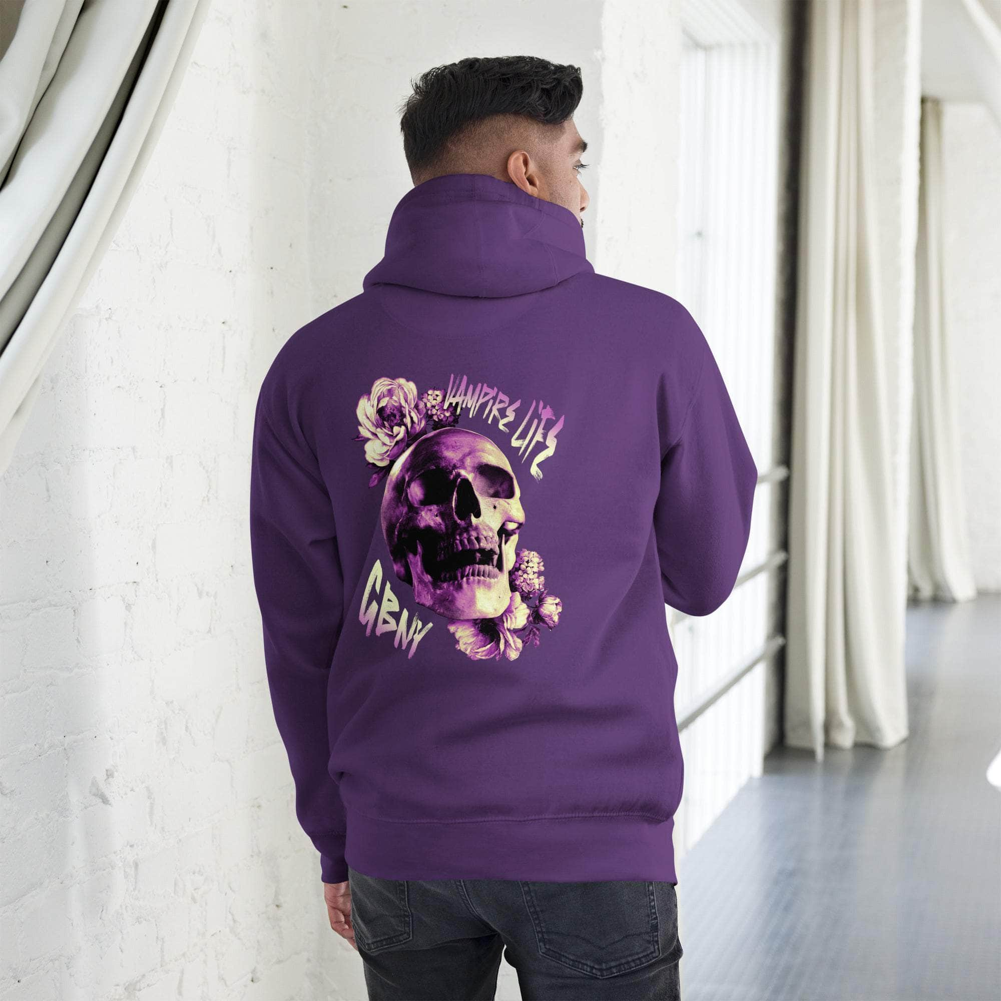 GBNY Purple / S Vamp Life x GBNY Rising Skull Unisex Hoodie 9314549_13911