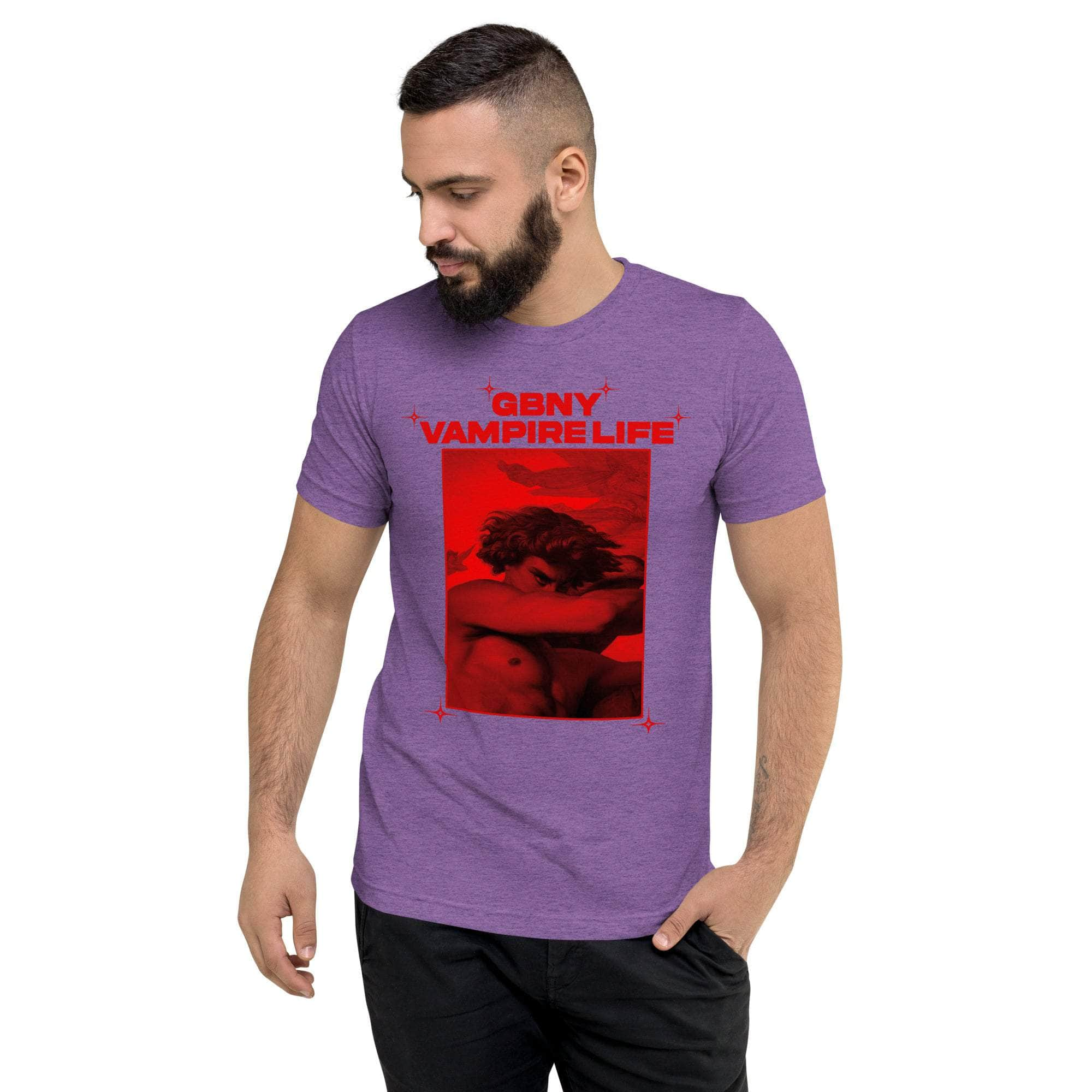 GBNY Purple Triblend / XS Vamp Life X GBNY "Hiding Angel" T-shirt - Men's 6669049_6568