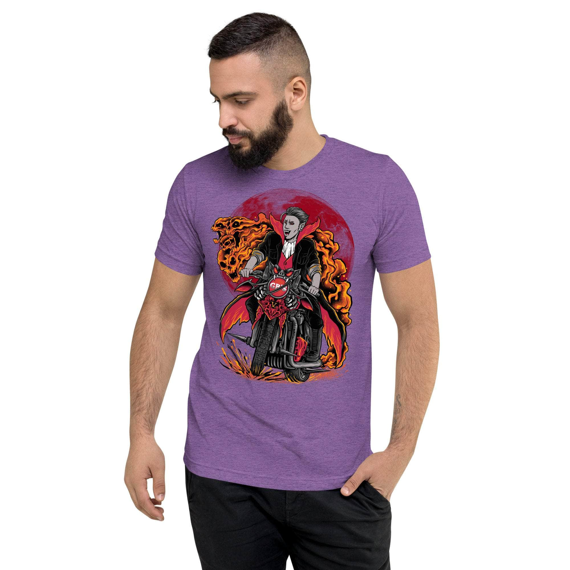 GBNY Purple Triblend / XS Vamp Life X GBNY "Vamp Biker" T-shirt - Men's 4628362_6568