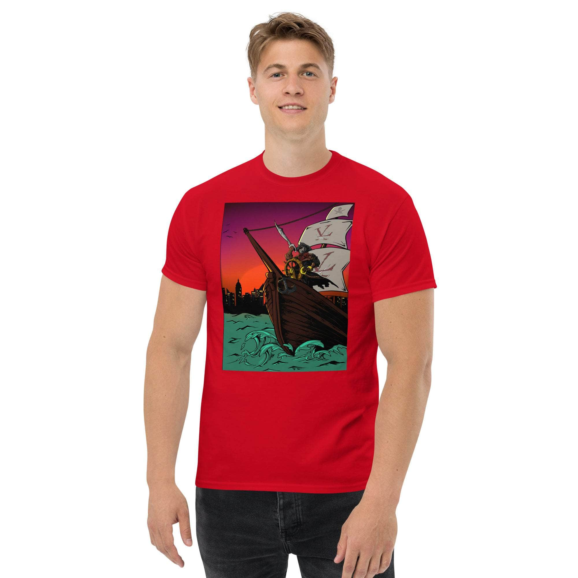 GBNY Red / S Vamp Life x GBNY Waka Sailing Tee - Men's 1109145_11566