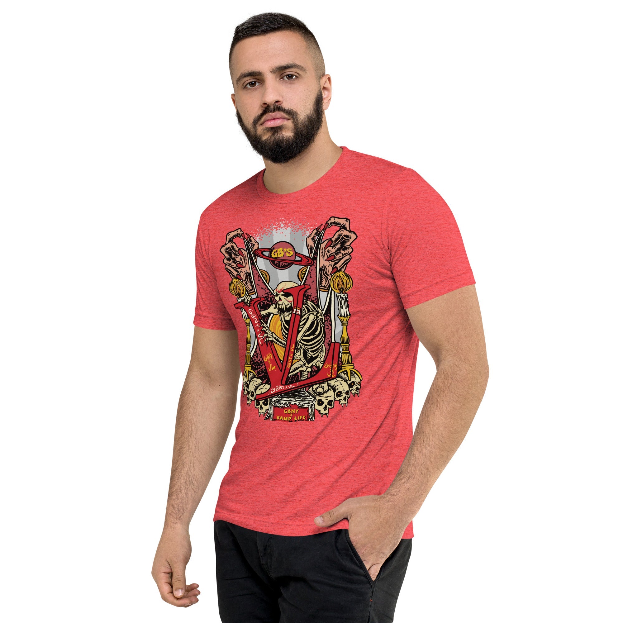 GBNY Red Triblend / XS Vamp Life X GBNY "Graveyard" T-shirt - Men's 3983979_6576