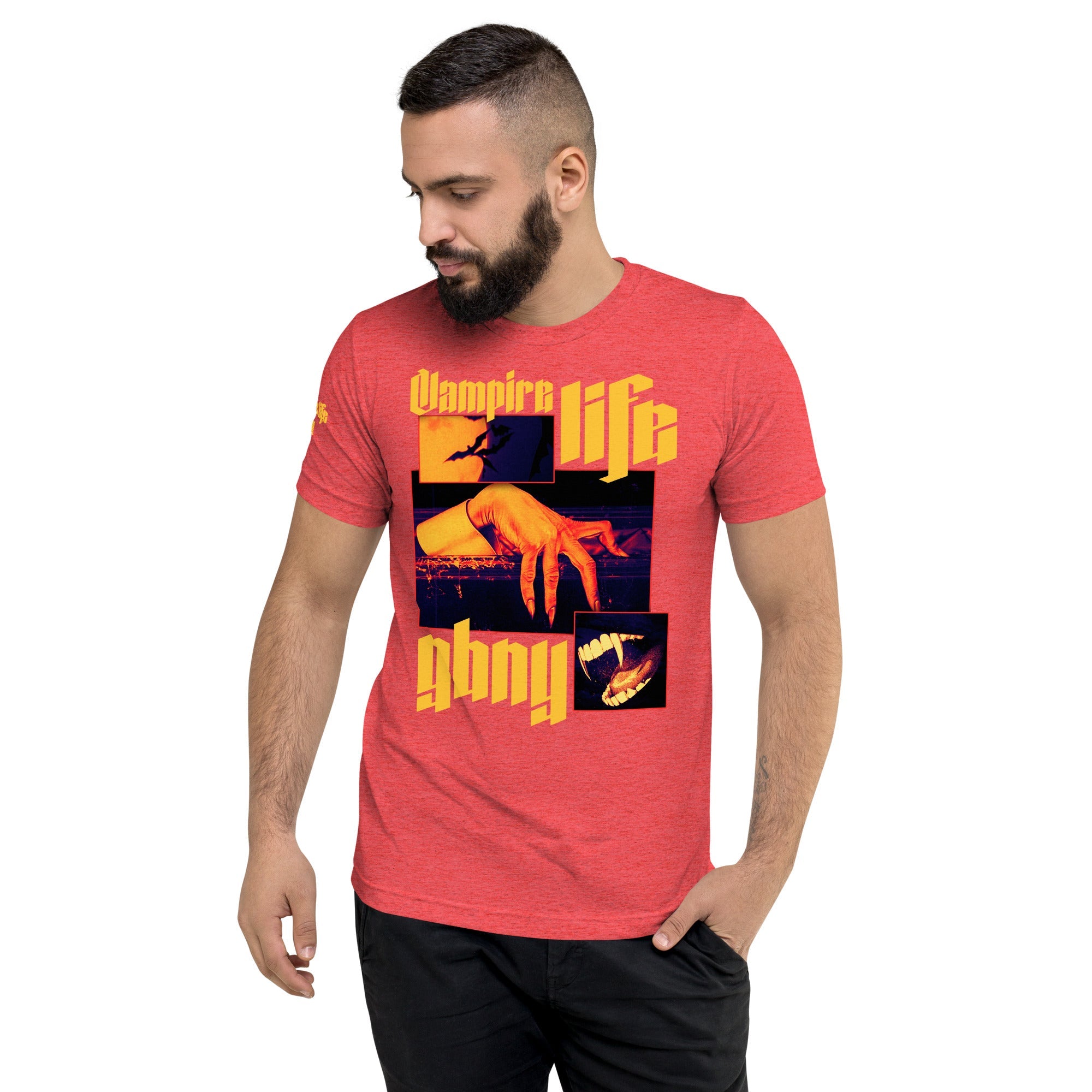 GBNY Red Triblend / XS Vamp Life X GBNY "Hiding Vamp" T-shirt - Men's 1736534_6576