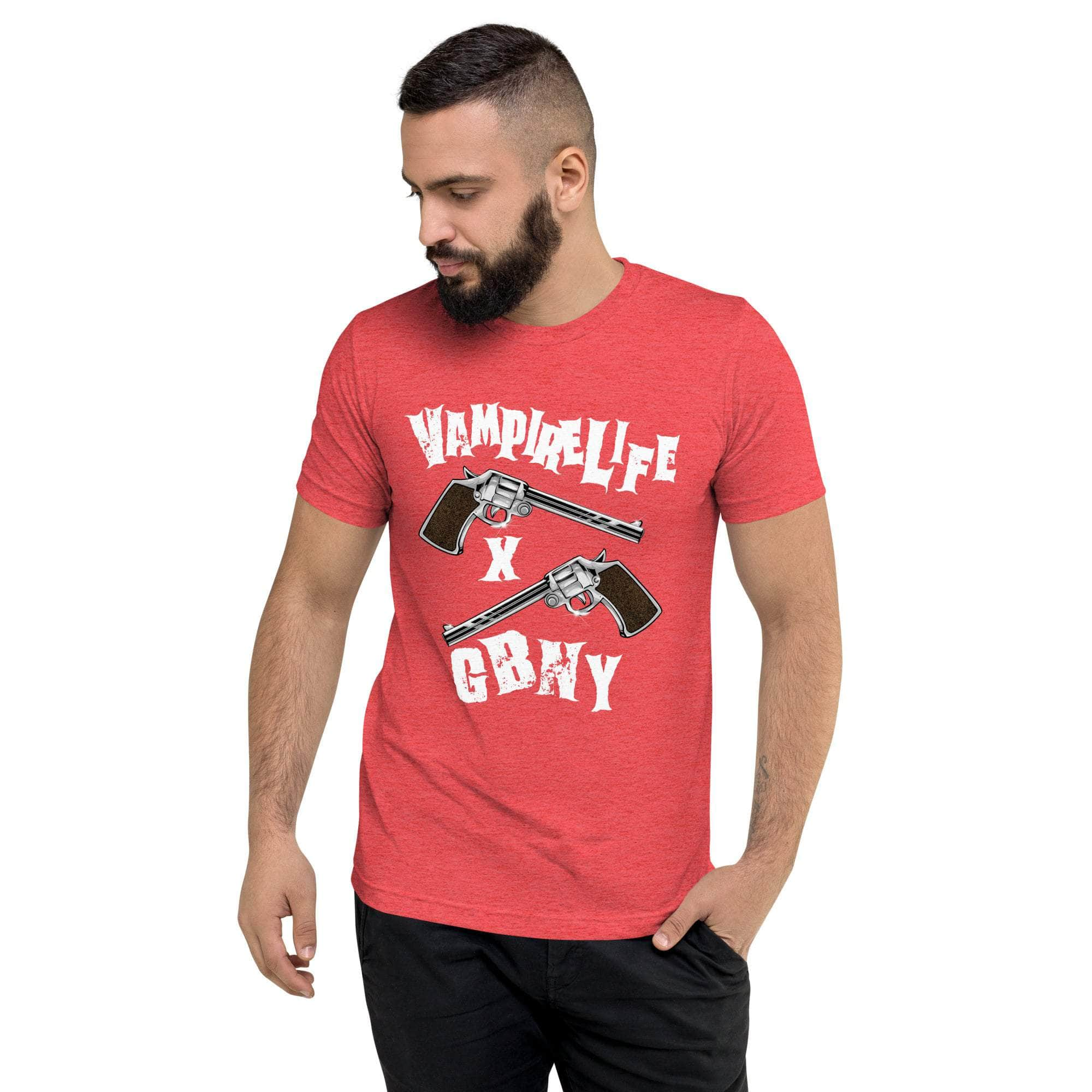 GBNY Red Triblend / XS Vamp Life X GBNY "Pistol" T-shirt - Men's 9830702_6576