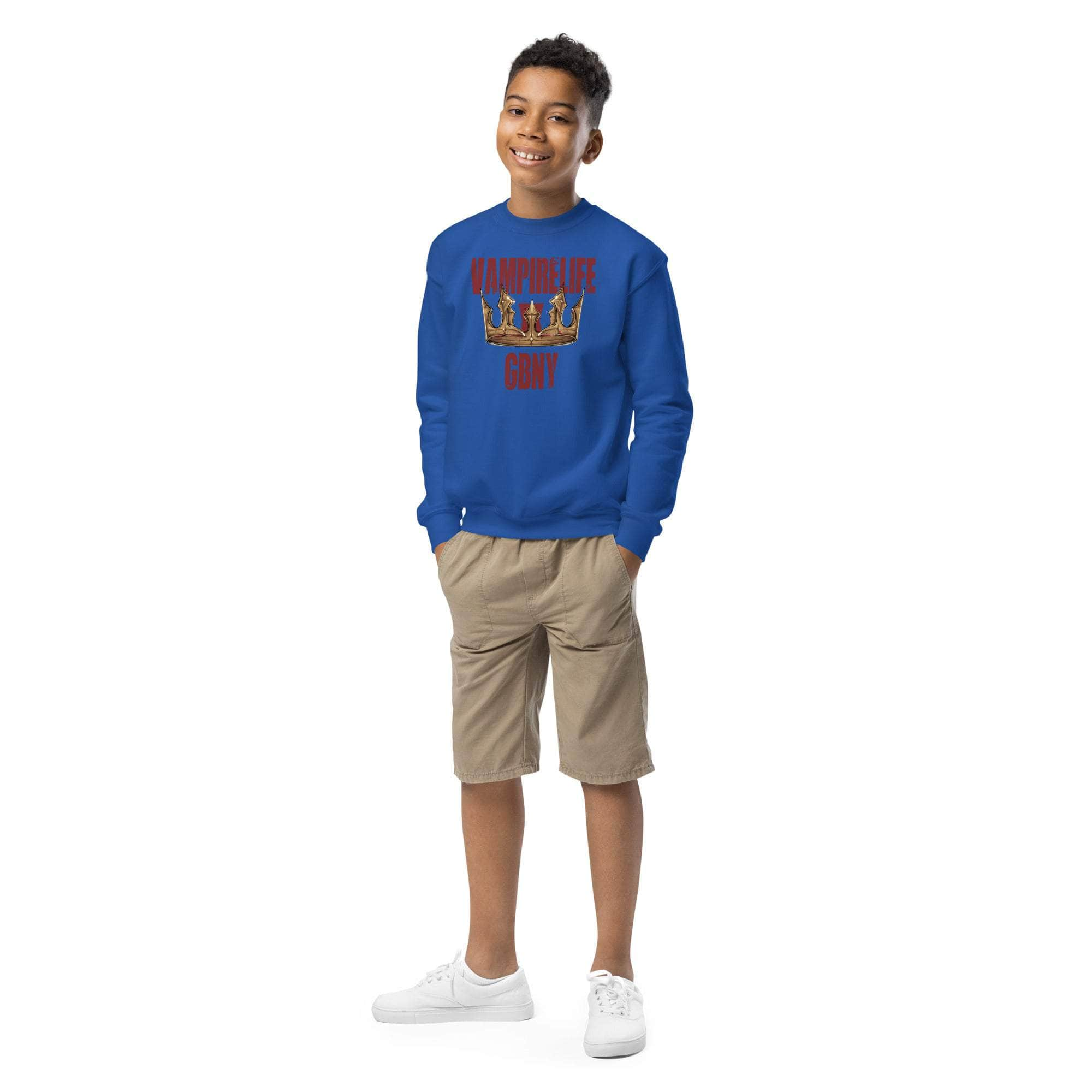 GBNY Royal / XS Vamp Life x GBNY Land To Empire Sweatshirt - Kid's 2895821_16824