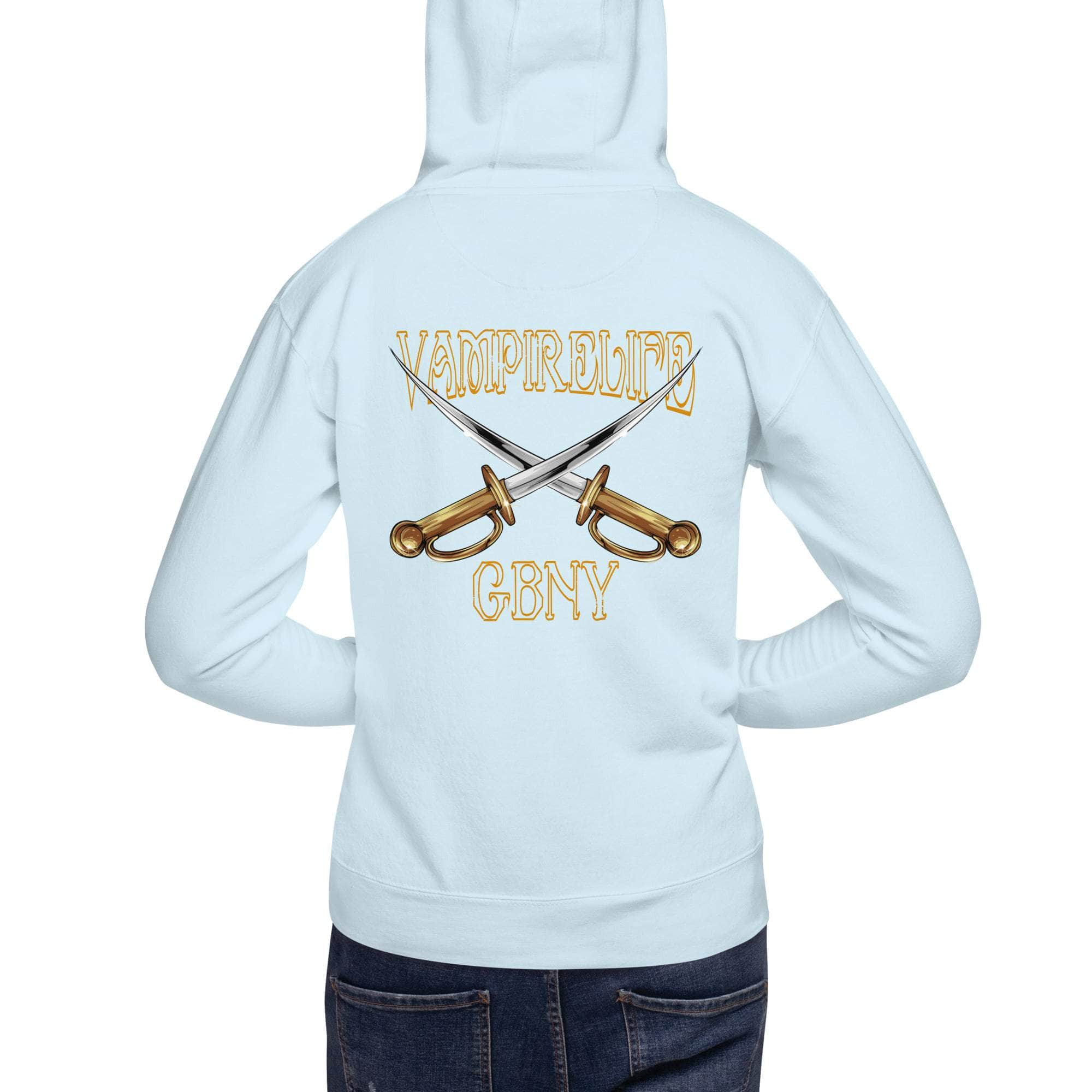 GBNY Sky Blue / S Vamp Life x GBNY Crossed Swords Hoodie - Men's 5982869_13917