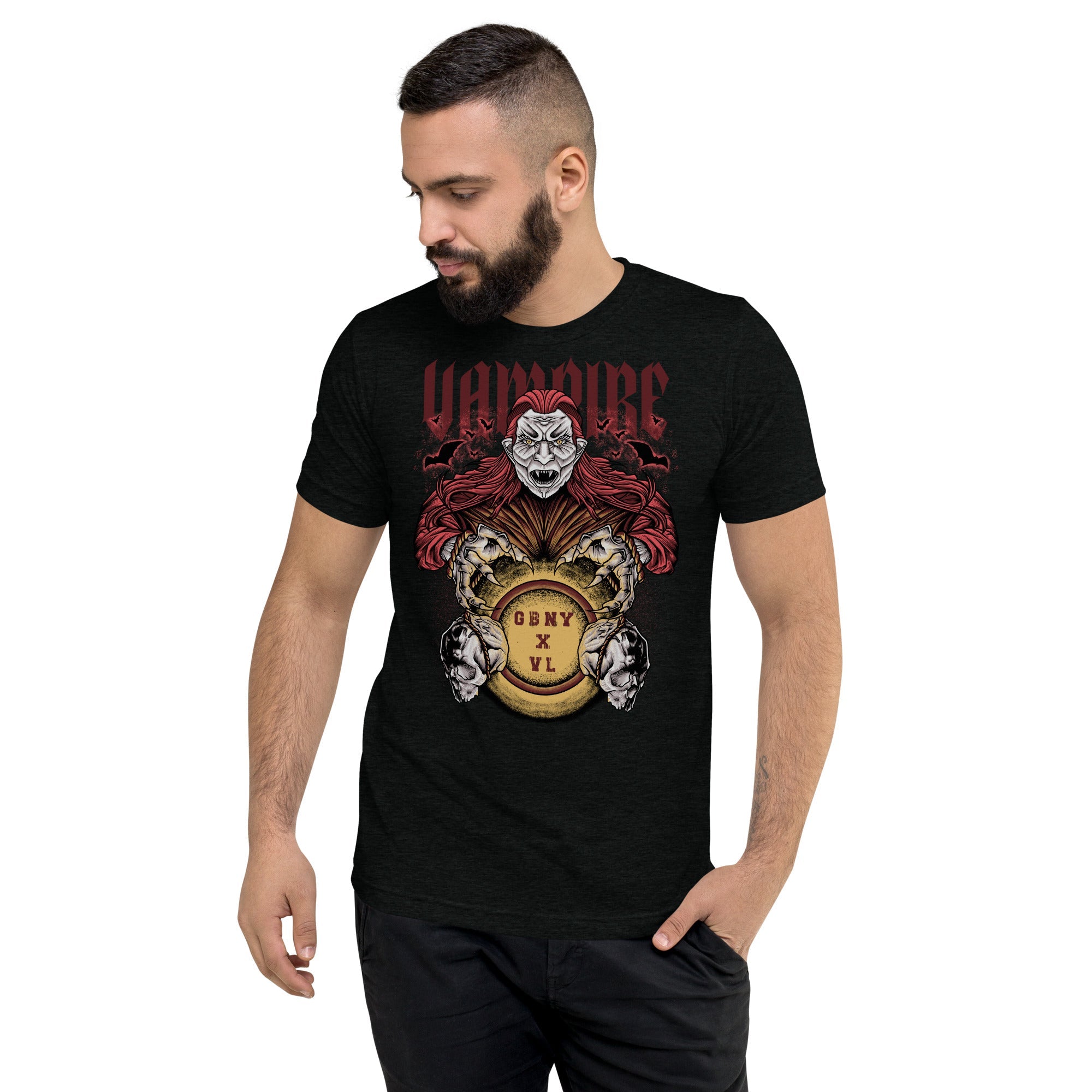 GBNY Solid Black Triblend / XS Vamp Life X GBNY "Vamp Empire" T-shirt - Men's 5767971_6584