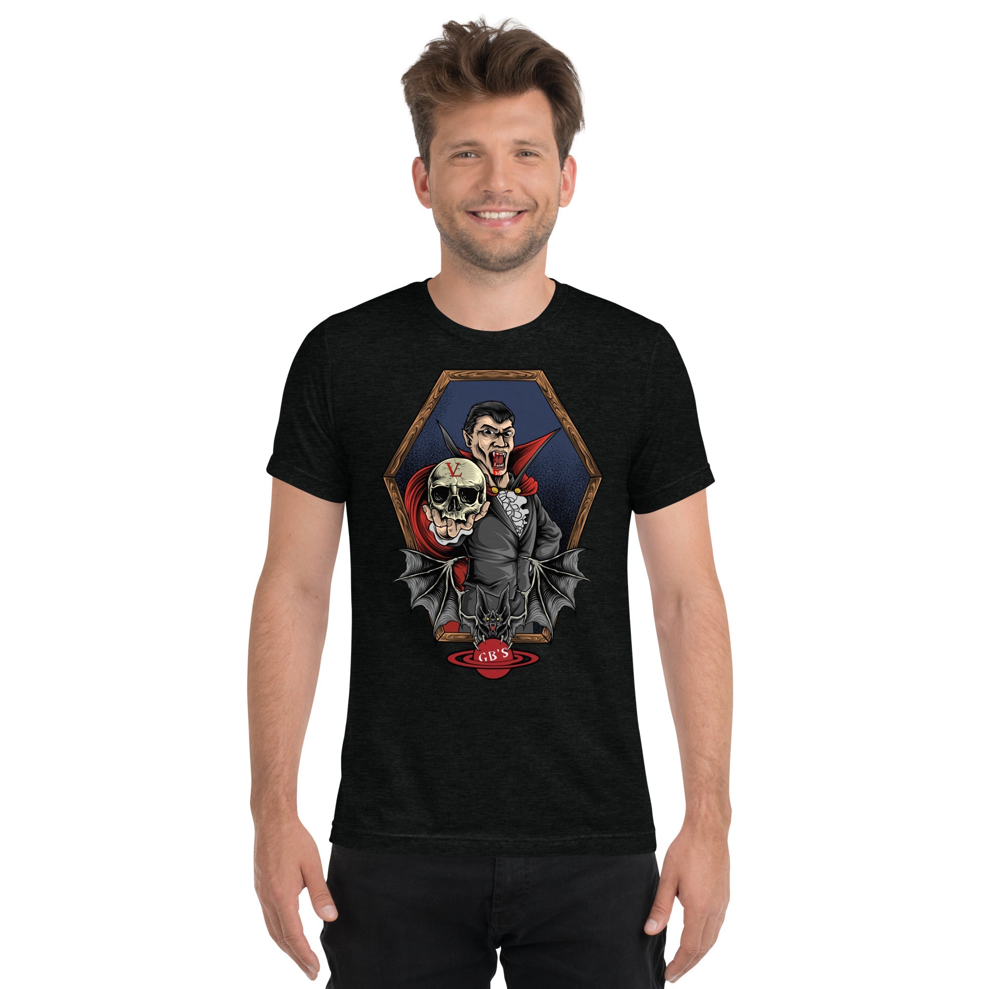 GBNY Solid Black Triblend / XS Vamp Life X GBNY "Vampire bat" T-shirt - Men's 8608077_6584