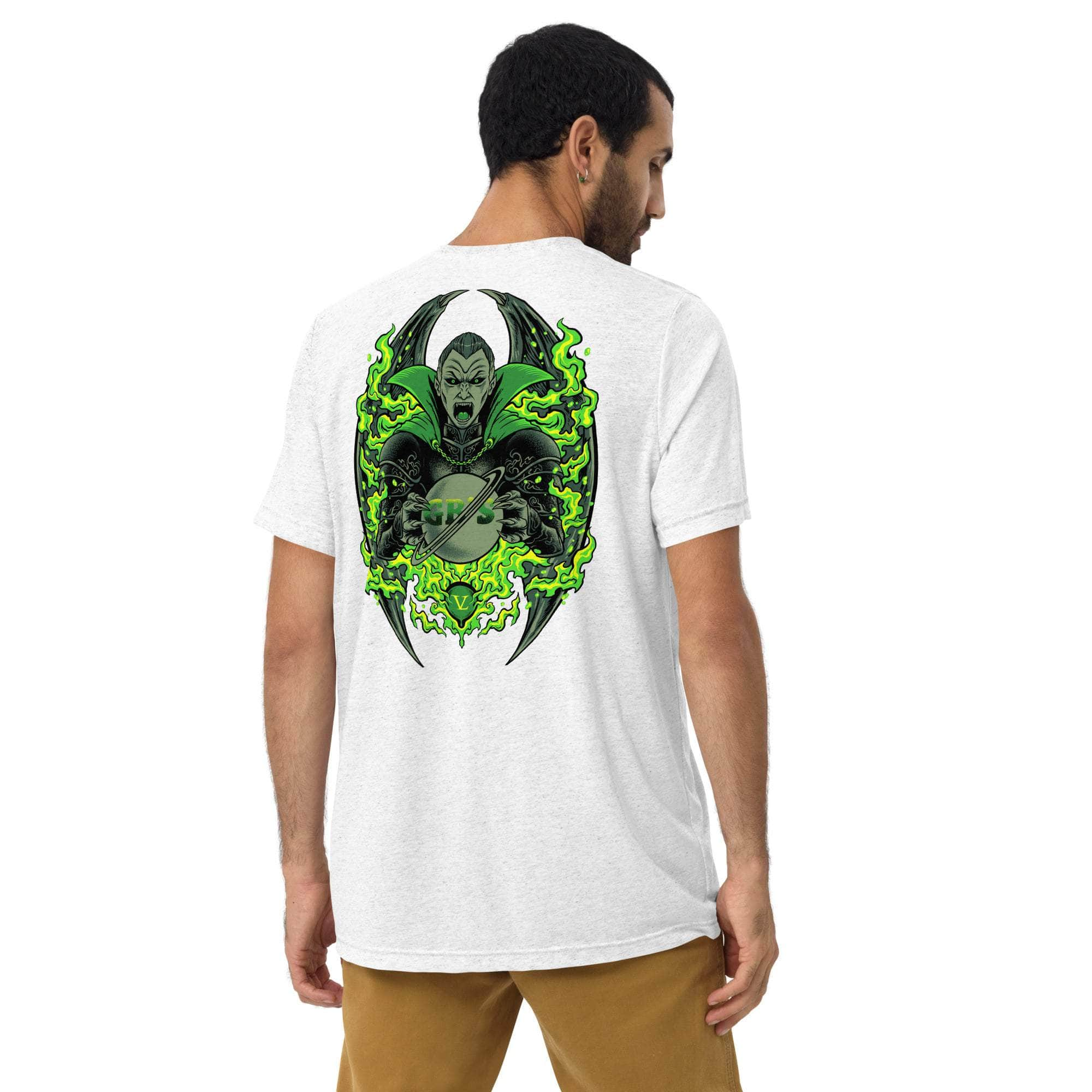 GBNY Solid White Triblend / XS Vamp Life X GBNY "Scare The Scary" T-shirt - Men's 5036647_16792