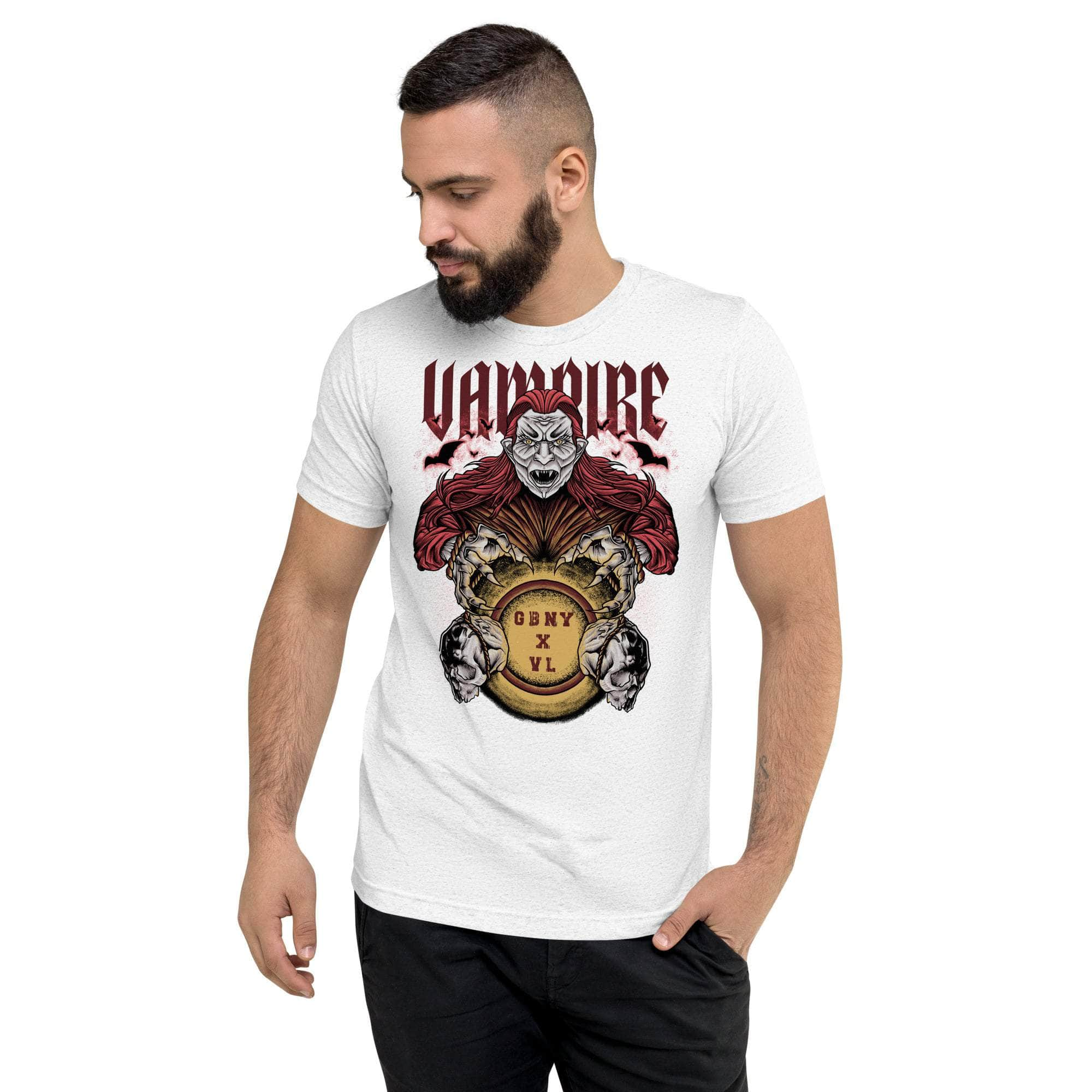 GBNY Solid White Triblend / XS Vamp Life X GBNY "Vamp Empire" T-shirt - Men's 5767971_16792