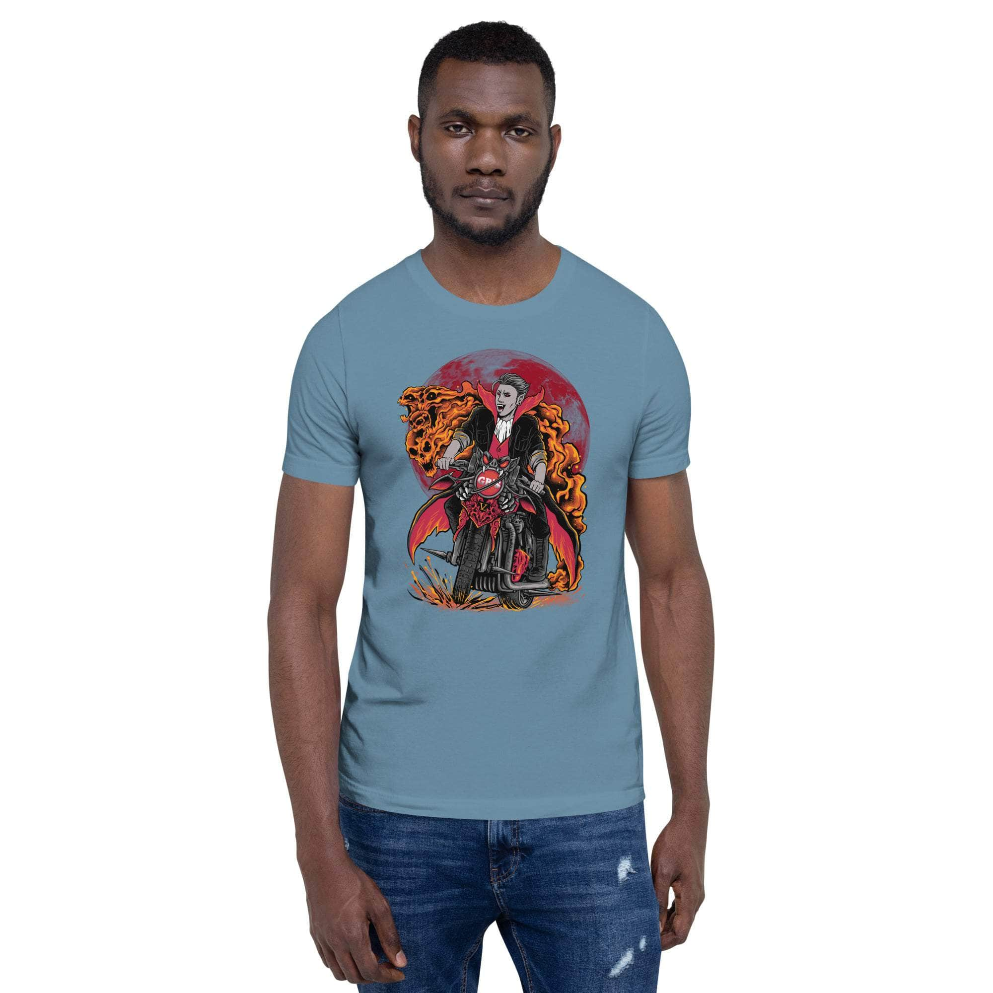 GBNY Steel Blue / S Vamp Life x GBNY Ghost Rider Tee - Men's 1266173_4161