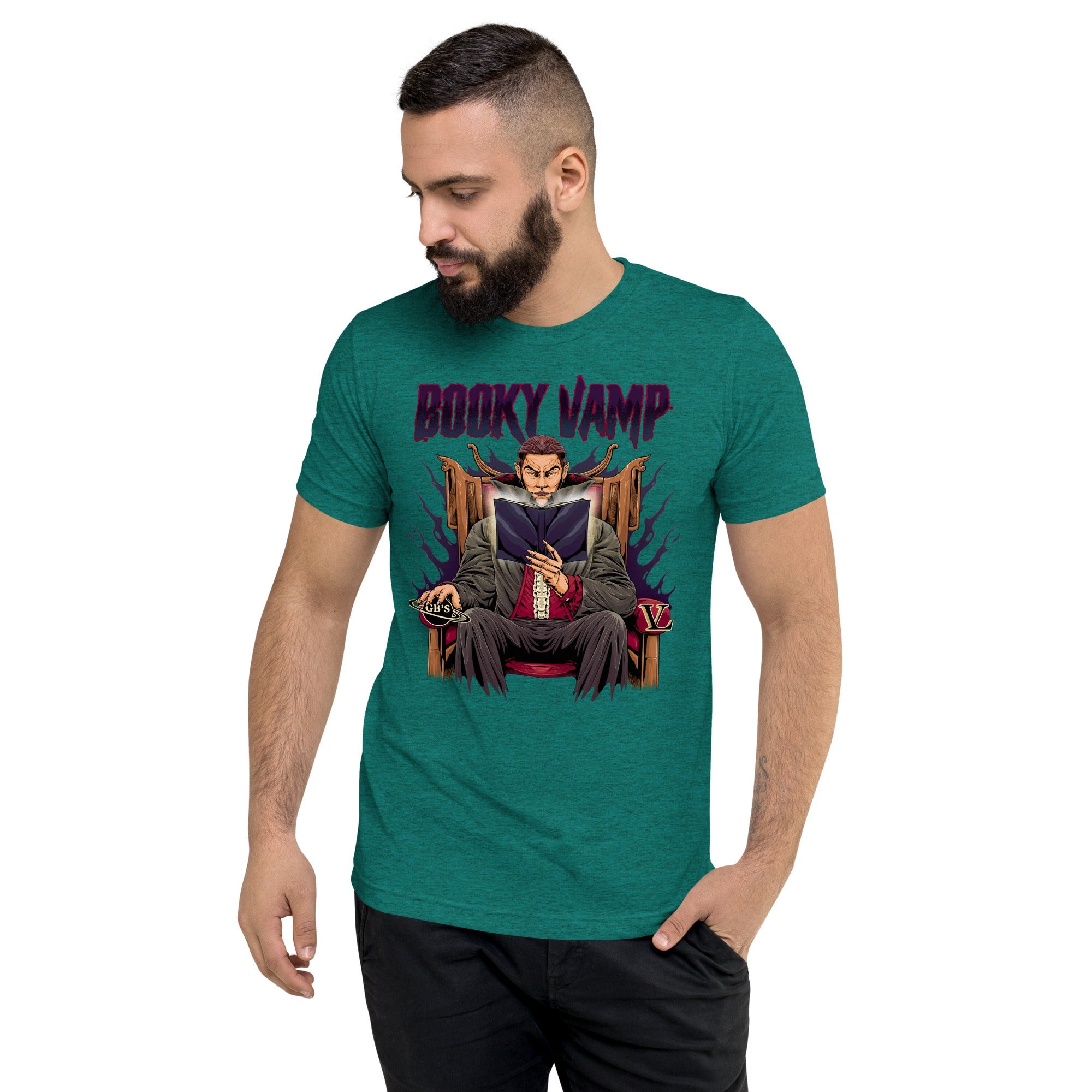 GBNY Teal Triblend / XS Vamp Life X GBNY "Booky Vamp" T-shirt - Men's 2381652_6592
