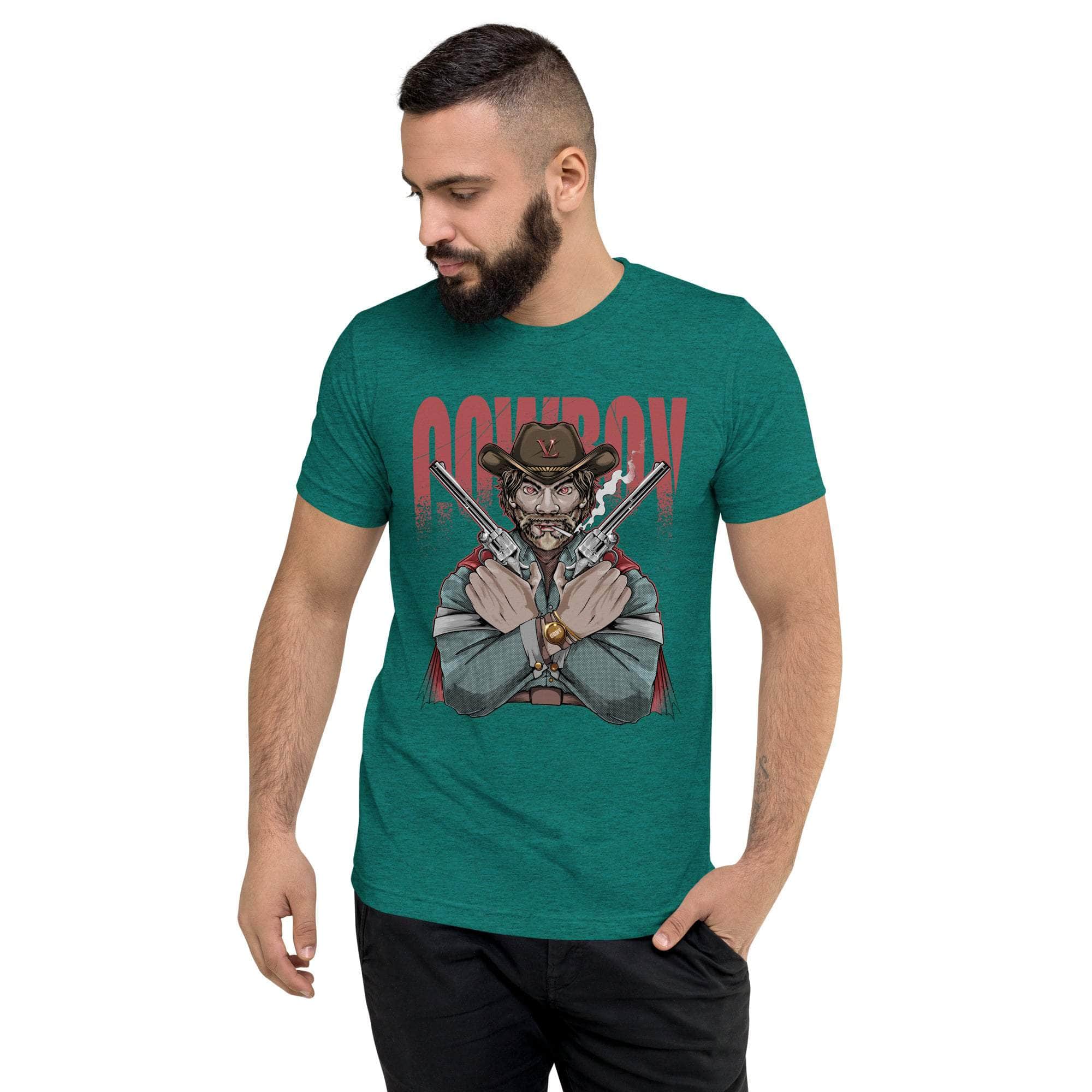 GBNY Teal Triblend / XS Vamp Life X GBNY "Cow Boy" T-shirt - Men's 2714713_6592
