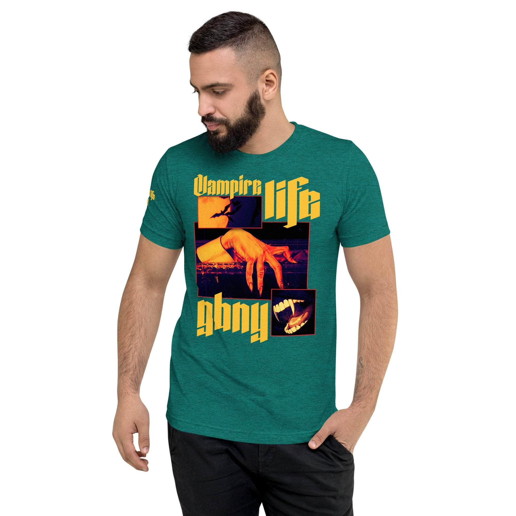 GBNY Teal Triblend / XS Vamp Life X GBNY "Hiding Vamp" T-shirt - Men's 1736534_6592