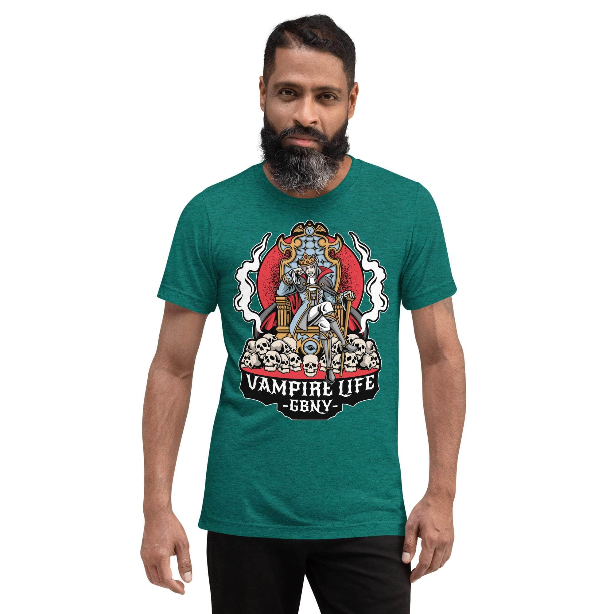 GBNY Teal Triblend / XS Vamp Life X GBNY "Royal Vamp" T-shirt - Men's 8636809_6592