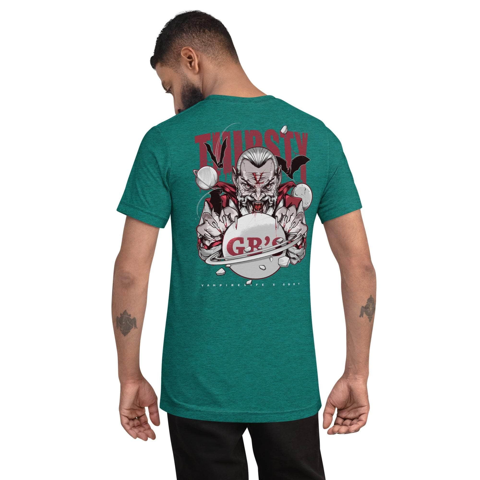 GBNY Teal Triblend / XS Vamp Life x GBNY "Thirsty Vamp" T-shirt - Men's 3455196_6592