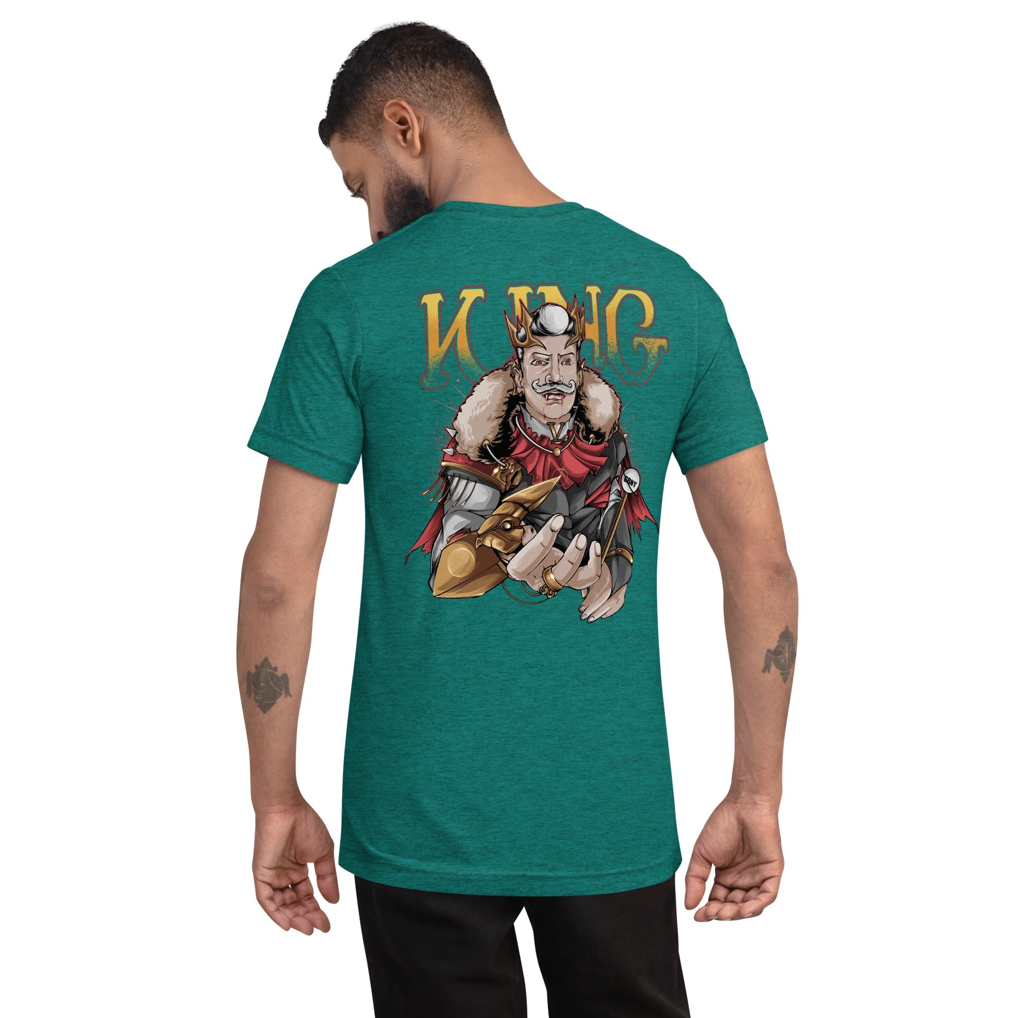 GBNY Teal Triblend / XS Vamp Life X GBNY "Vamp King" T-shirt - Men's 8741511_6592