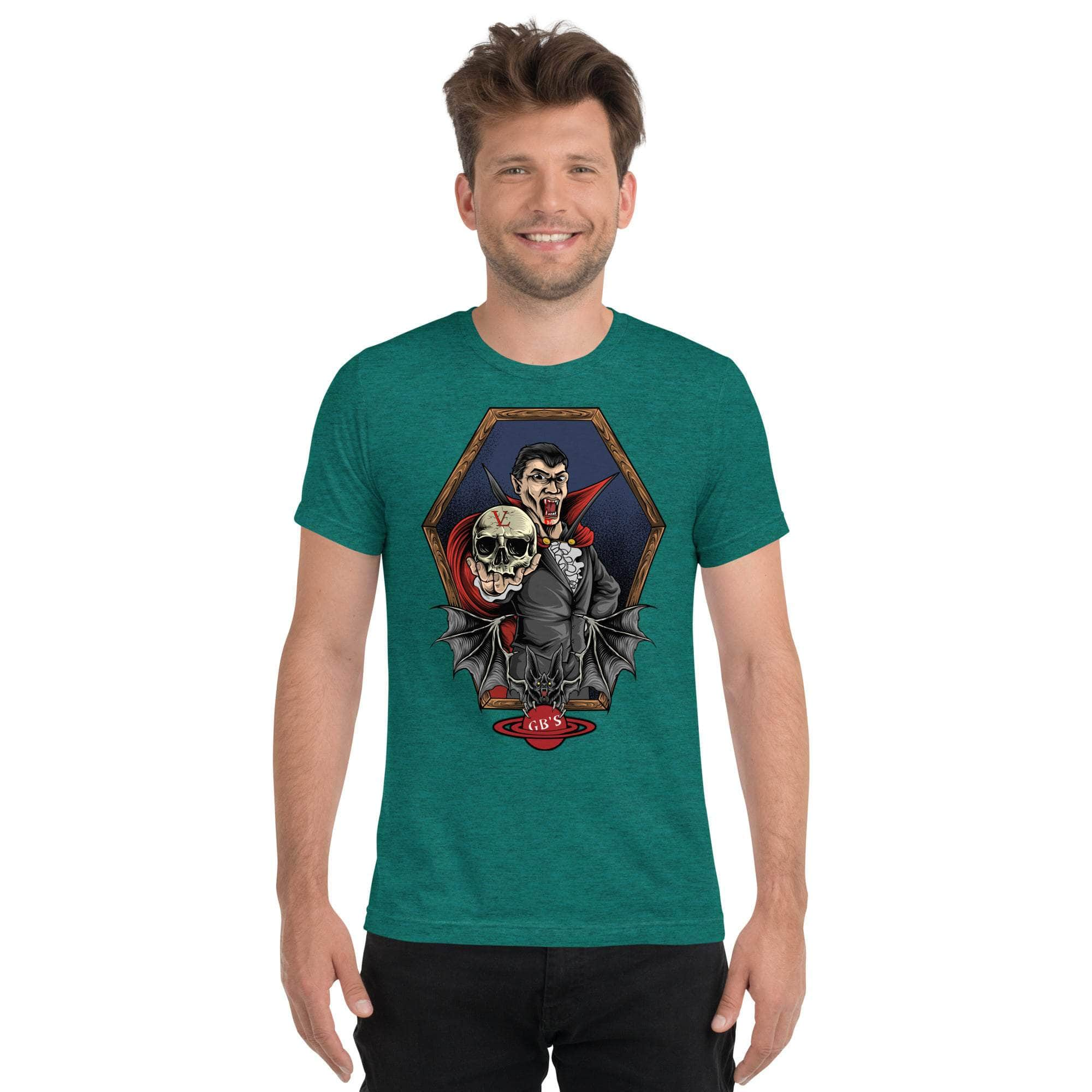 GBNY Teal Triblend / XS Vamp Life X GBNY "Vampire bat" T-shirt - Men's 8608077_6592