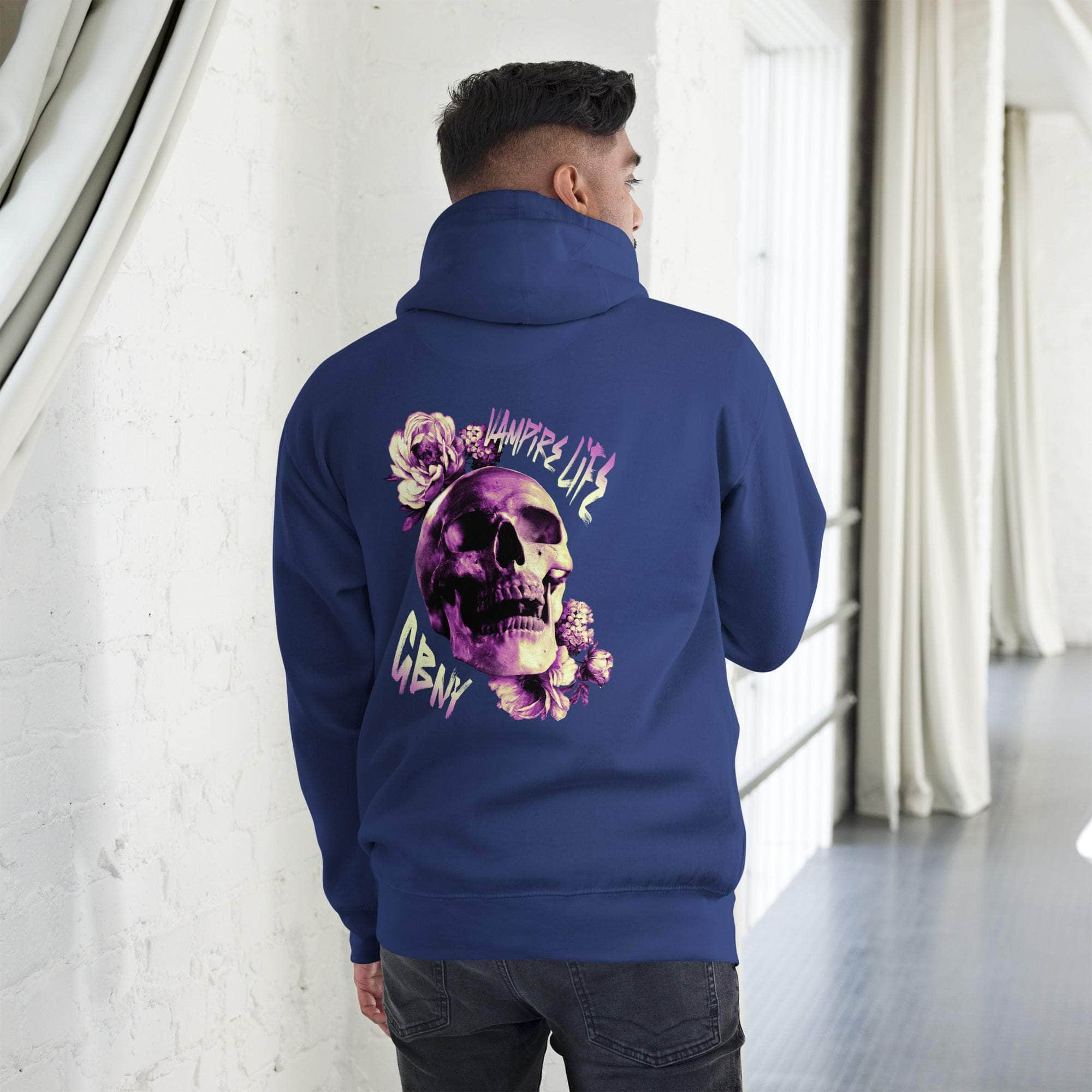 GBNY Team Royal / S Vamp Life x GBNY Rising Skull Unisex Hoodie 9314549_13905