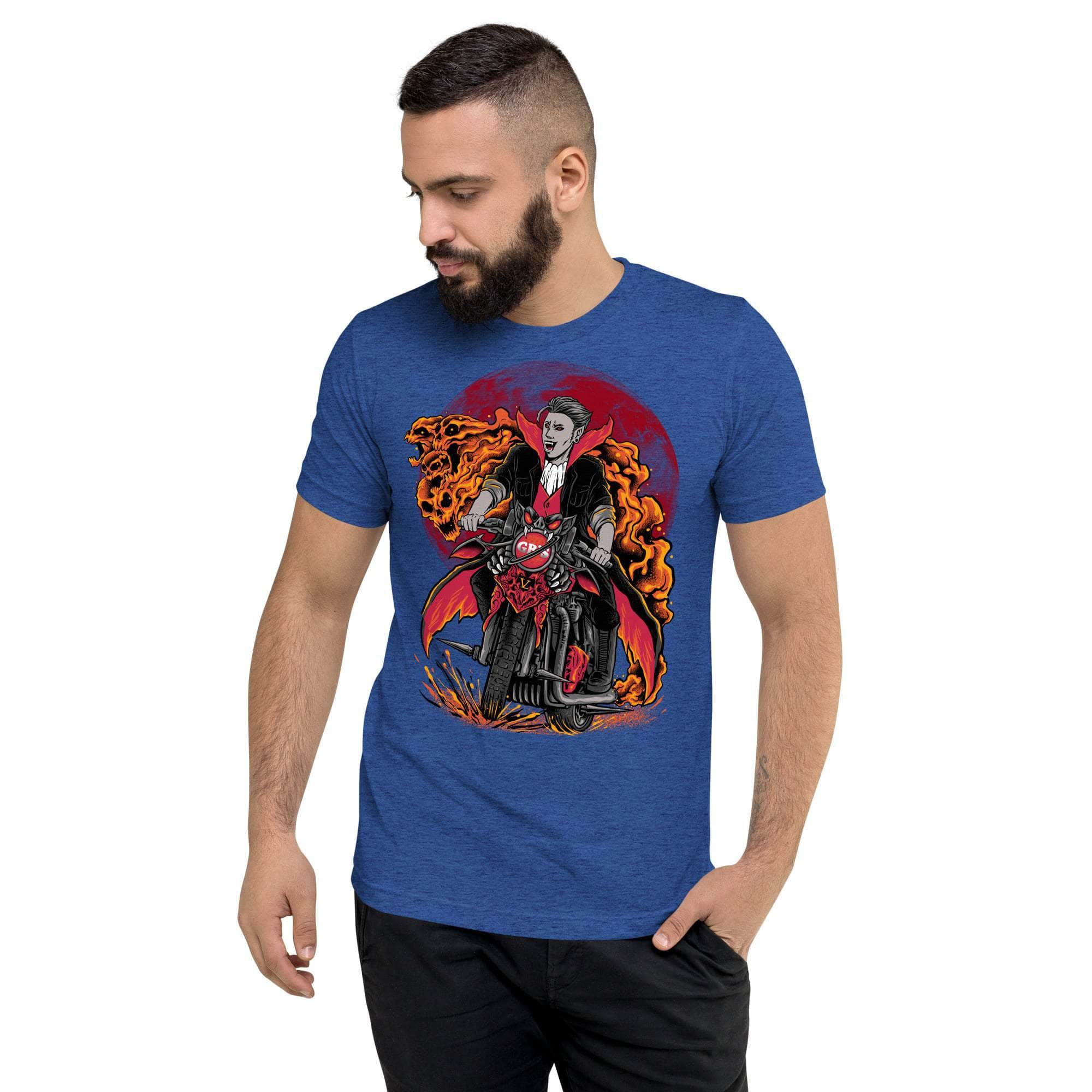 GBNY True Royal Triblend / XS Vamp Life X GBNY "Vamp Biker" T-shirt - Men's 4628362_6600