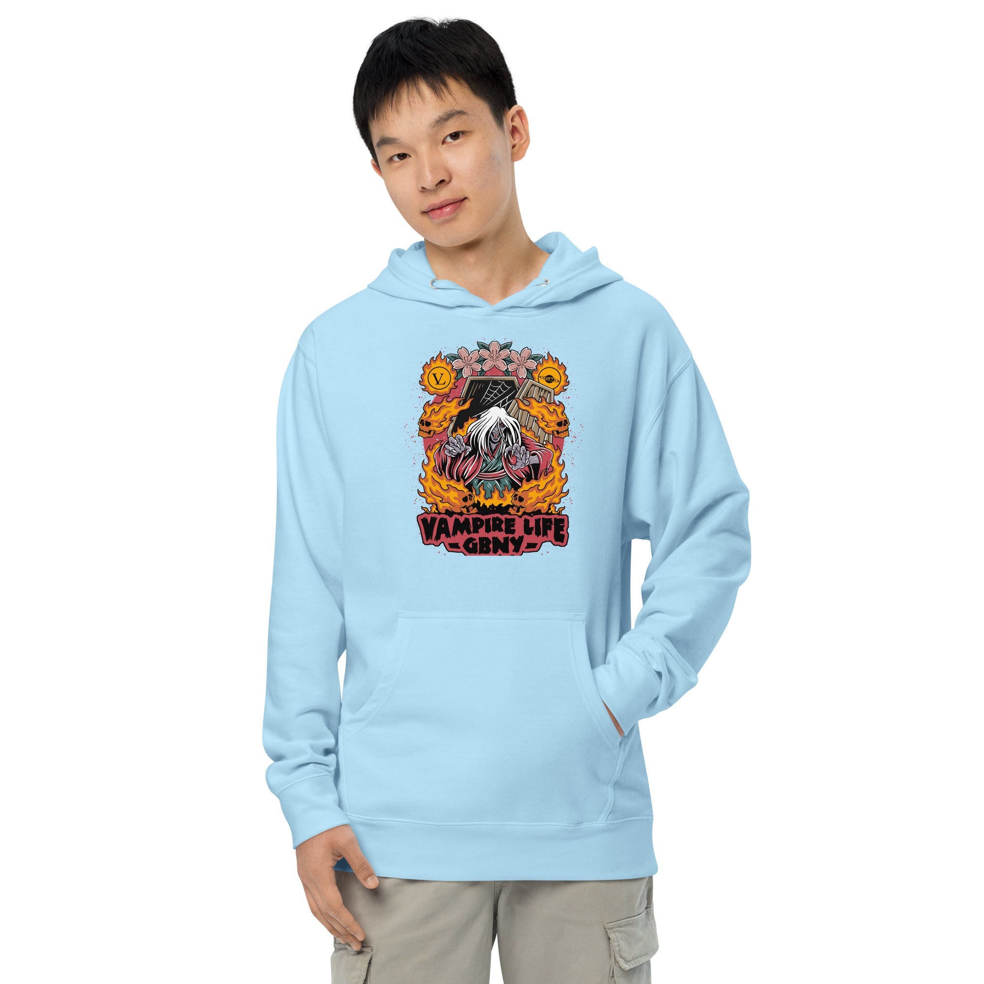 GBNY Vamp Life X GBNY "Fiery Vamp" Hoodie - Men's