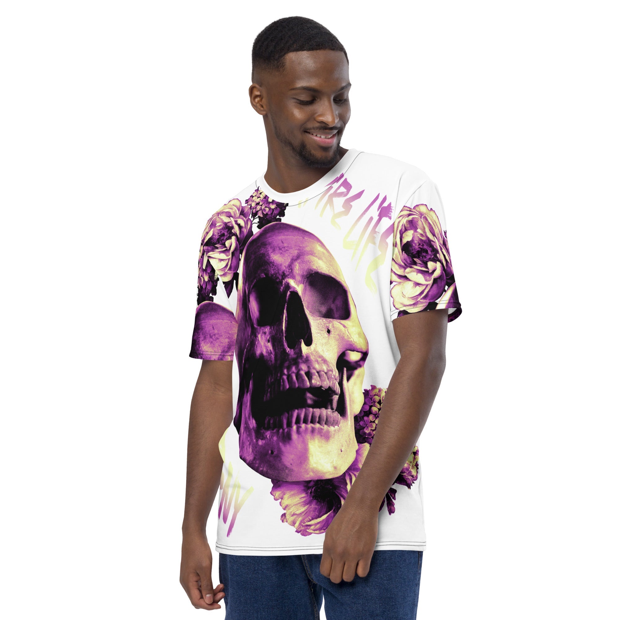 GBNY Vamp Life X GBNY "Rising Skull" All Over Print T-shirt - Men's