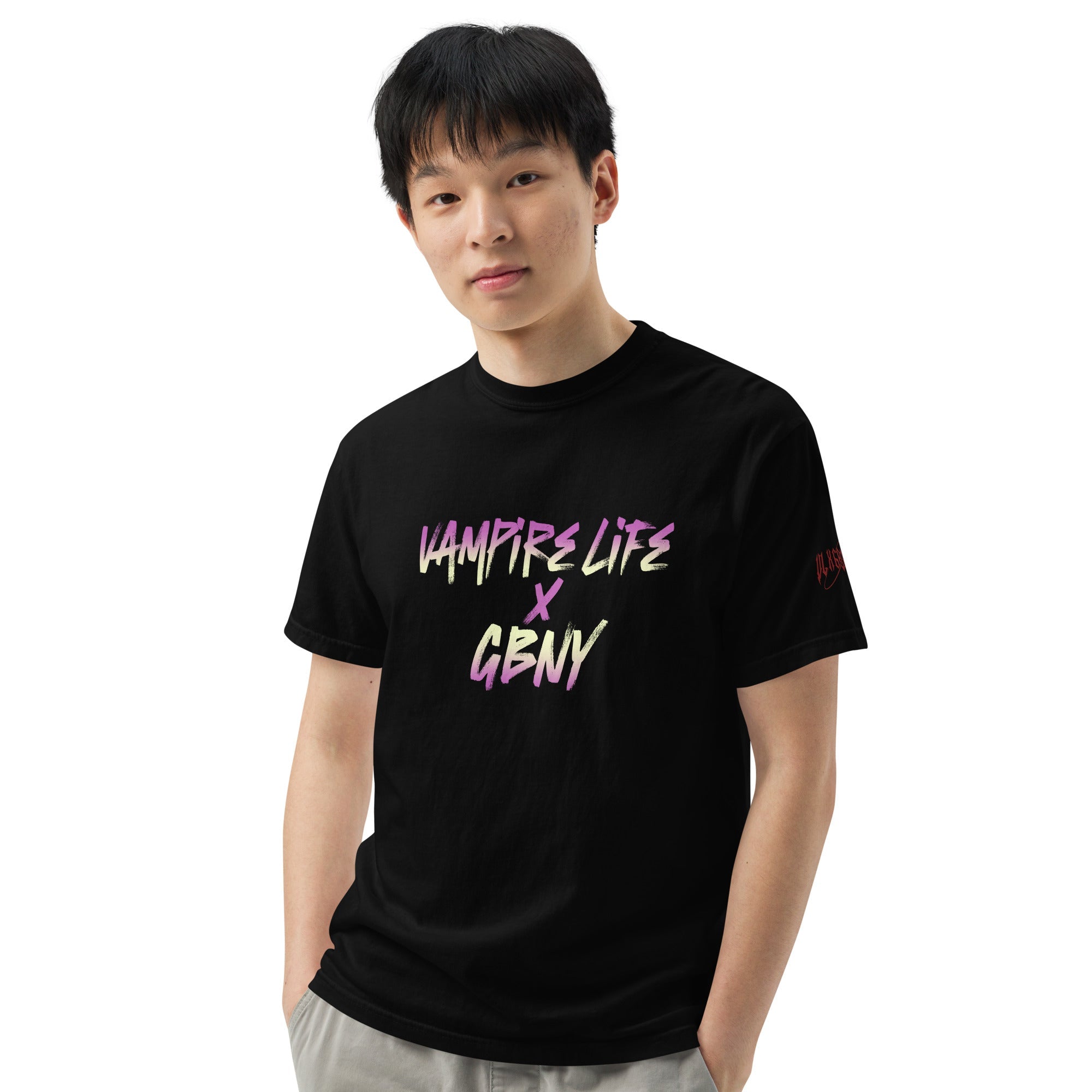 GBNY Vamp Life X GBNY "Rising Skull" dyed T-shirt - Men's