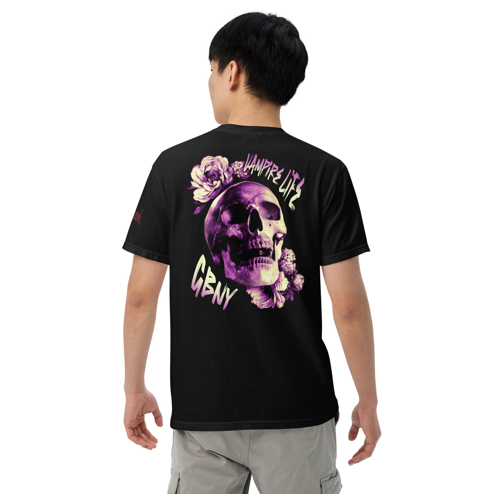 GBNY Vamp Life X GBNY "Rising Skull" dyed T-shirt - Men's