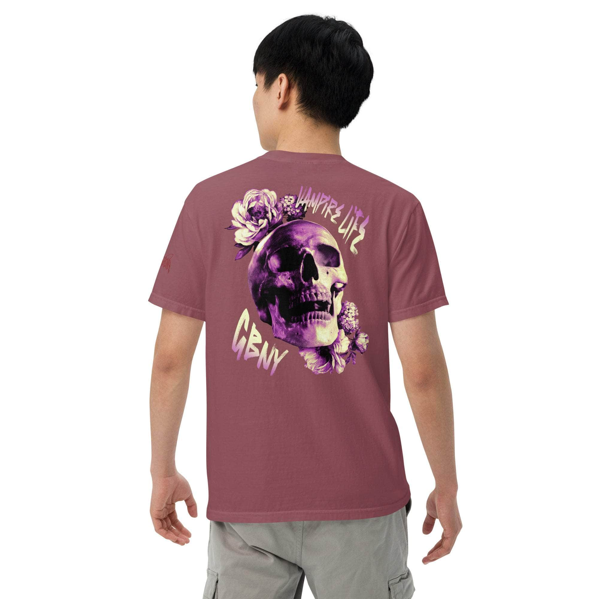 GBNY Vamp Life X GBNY "Rising Skull" dyed T-shirt - Men's