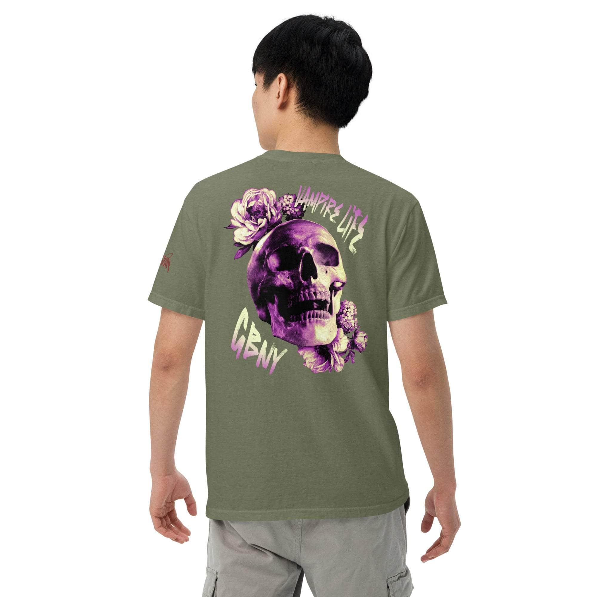 GBNY Vamp Life X GBNY "Rising Skull" dyed T-shirt - Men's