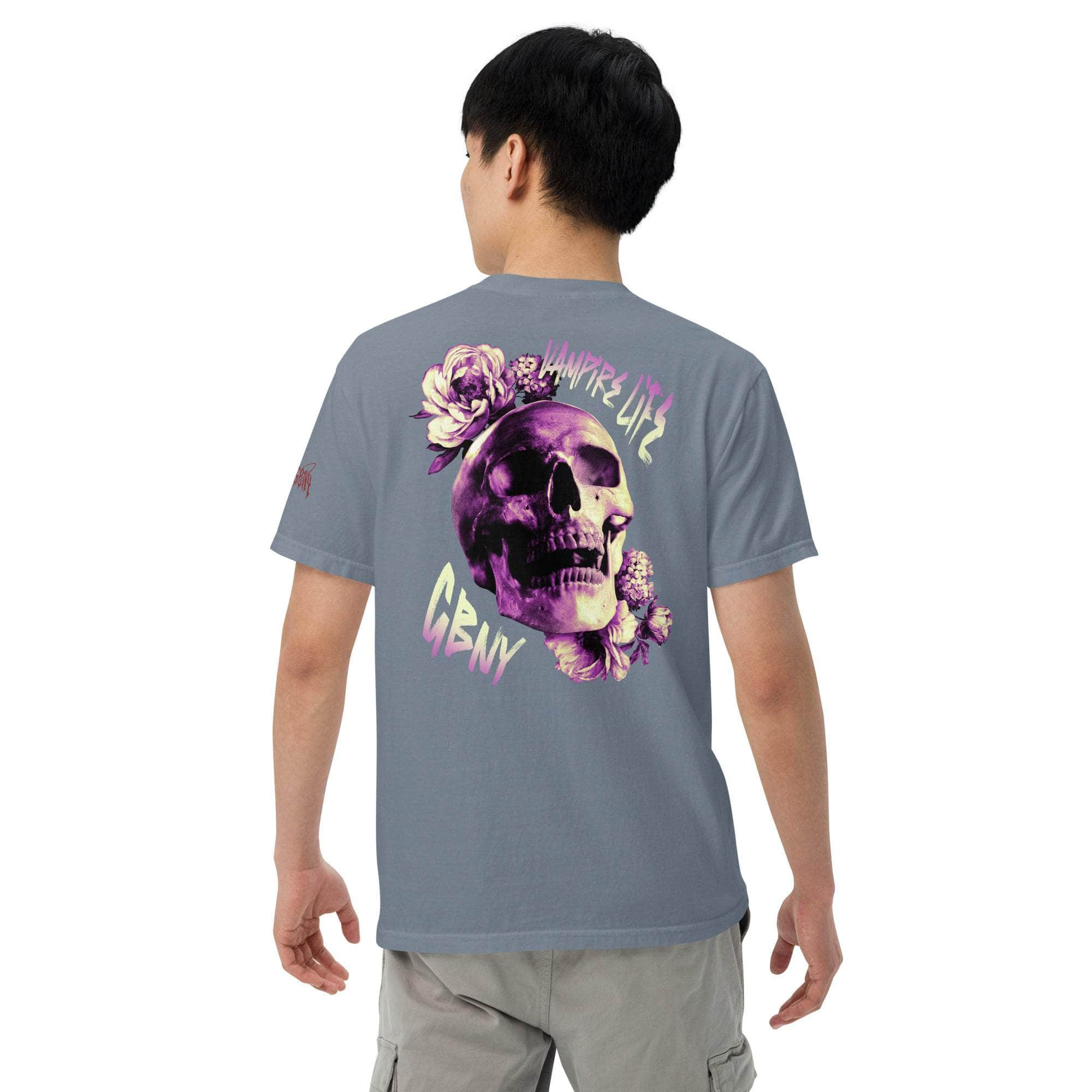 GBNY Vamp Life X GBNY "Rising Skull" dyed T-shirt - Men's