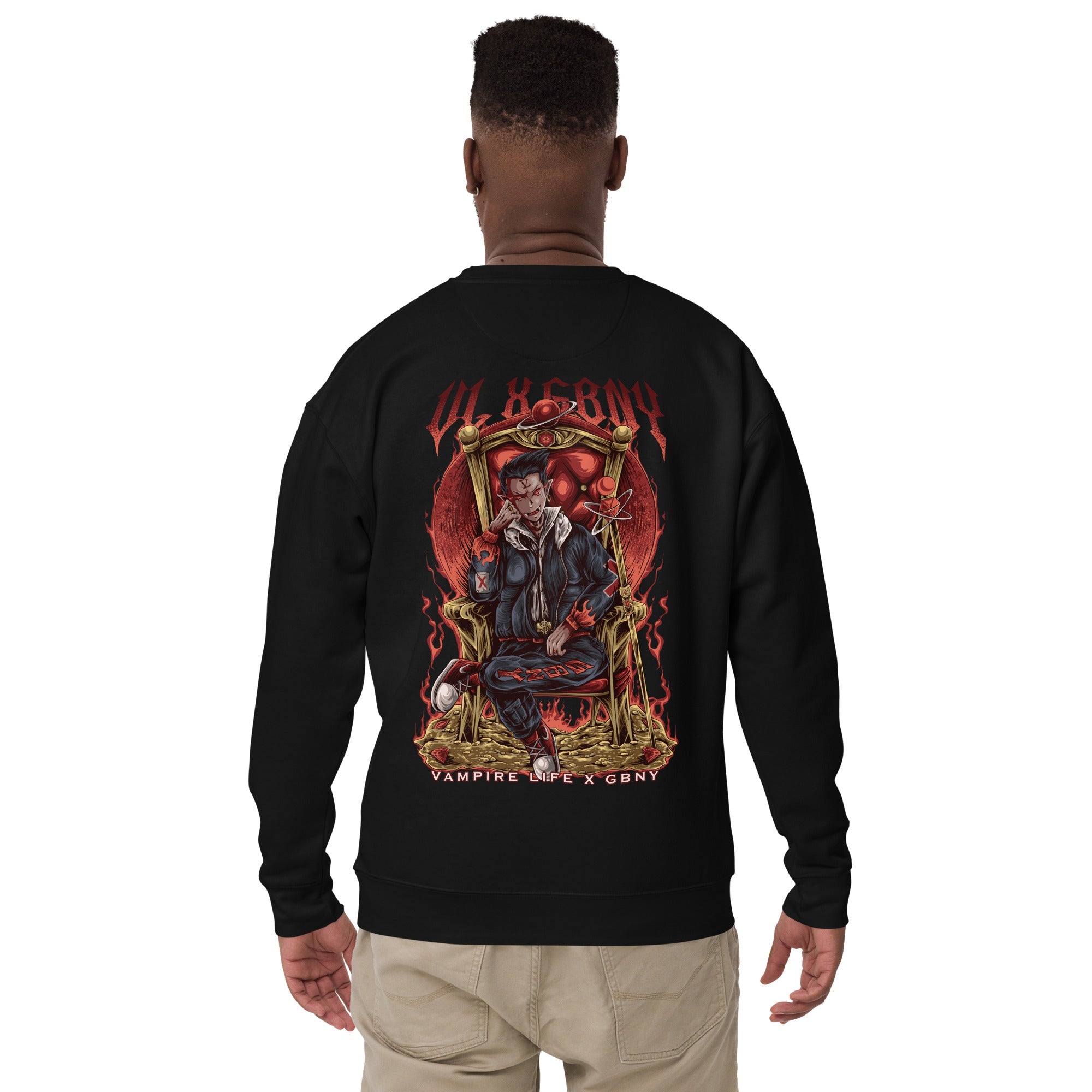 GBNY Vamp Life X GBNY "Vampires Throne" Premium Sweatshirt - Men's