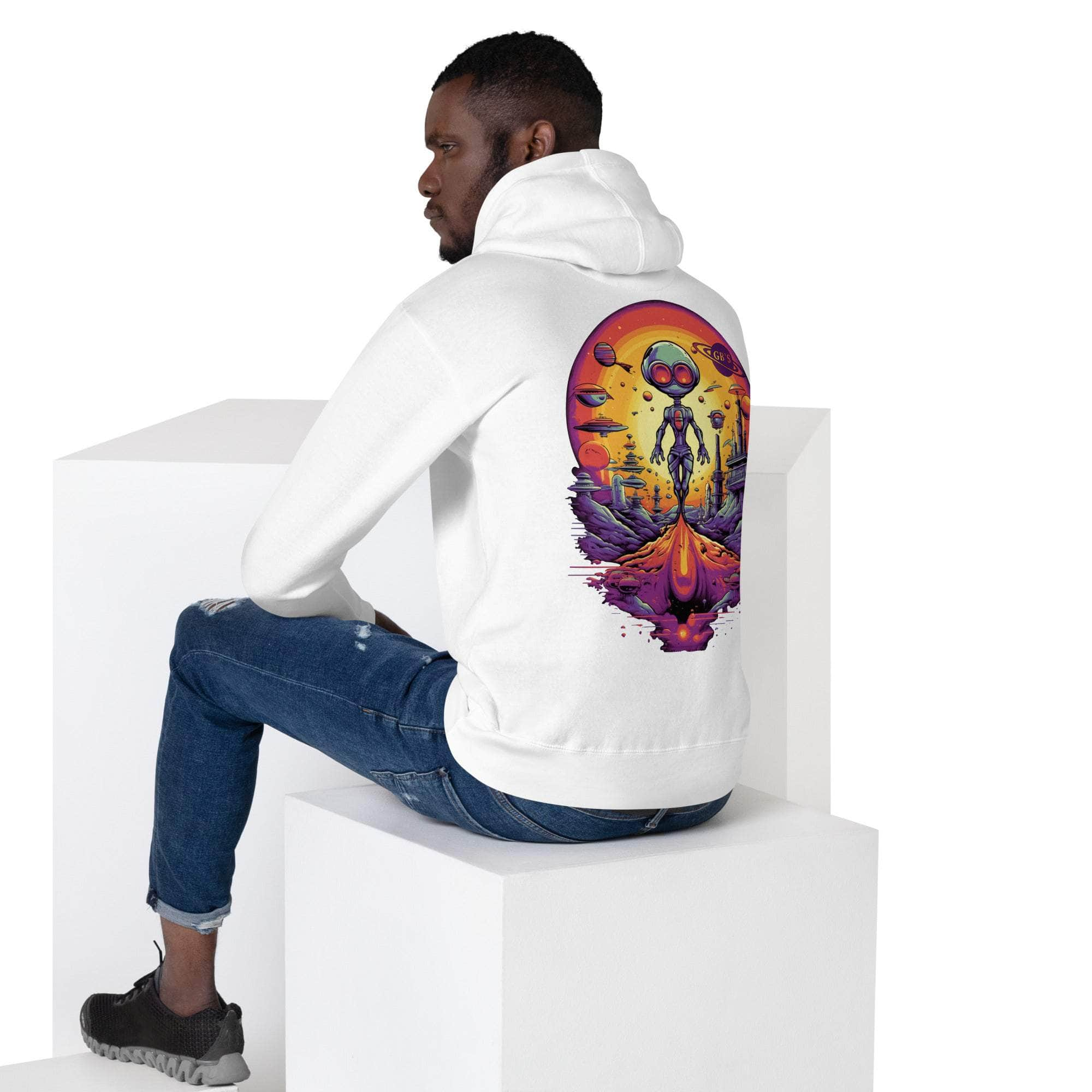 GBNY White / S GBNY "Alien Universe" Hoodie - Men's 9316952_10774