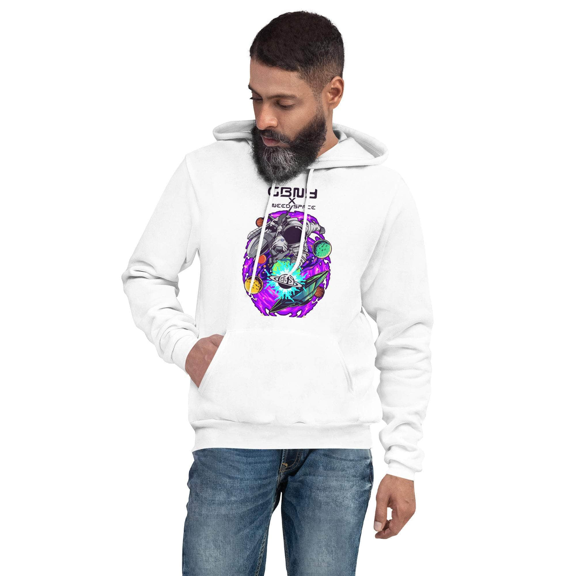 GBNY White / S GBNY "Explore Space" Hoodie - Men's 1029824_9221