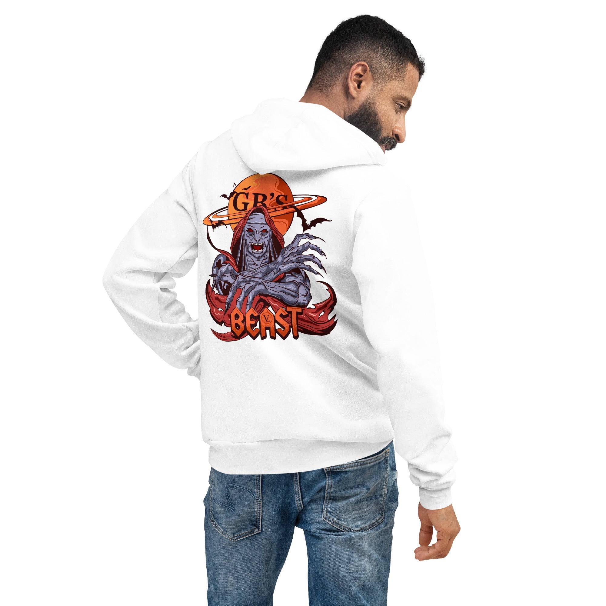 GBNY White / S Vamp Life X GBNY "Beast" Super Soft Hoodie - Men's 4791031_9221