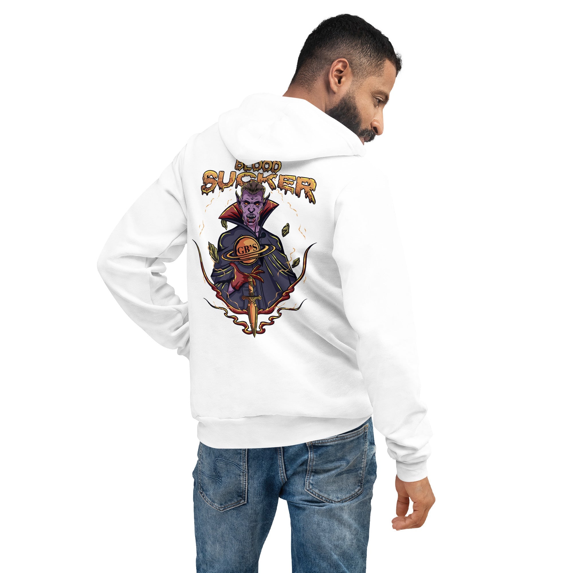 GBNY White / S Vamp Life X GBNY "Blood Sucker" Super Soft Hoodie - Men's 2233019_9221