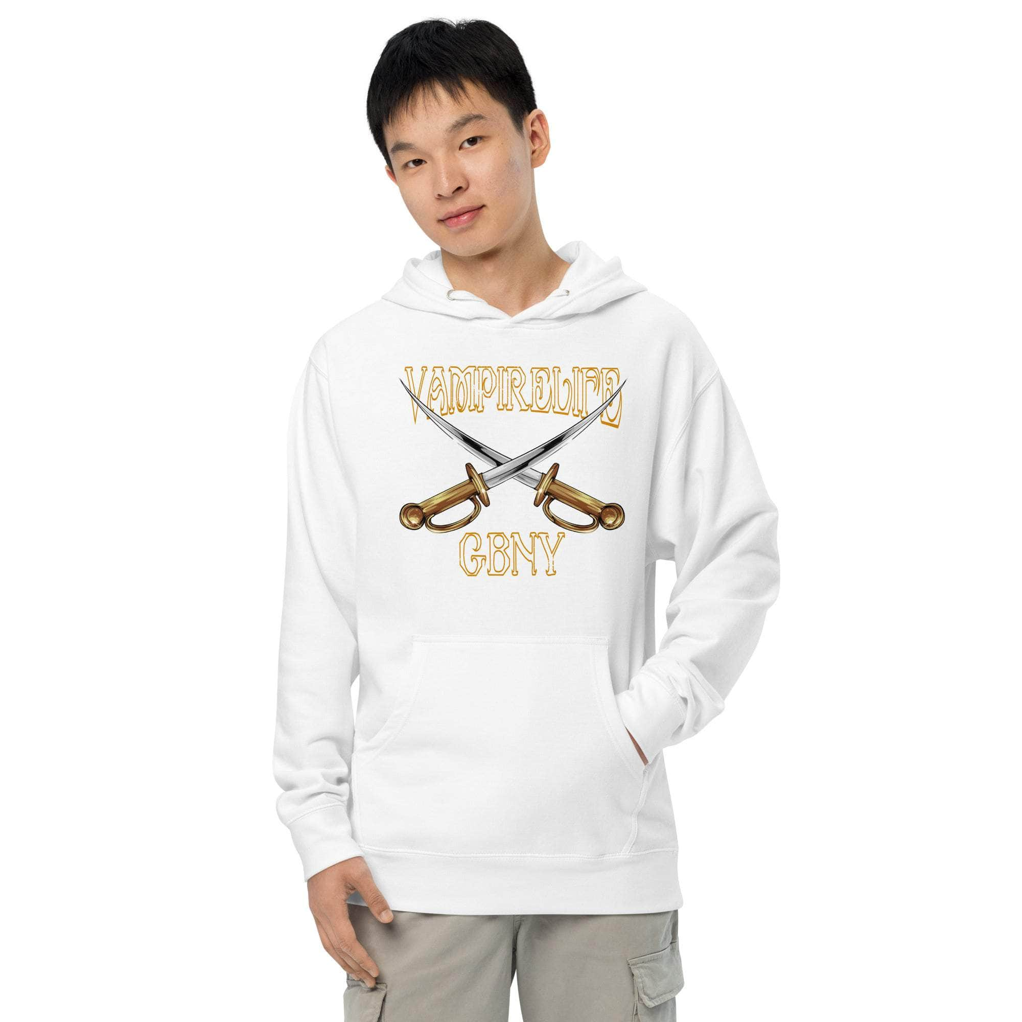 GBNY White / S Vamp Life X GBNY "Cross Swords" Hoodie - Men's 2679829_15632