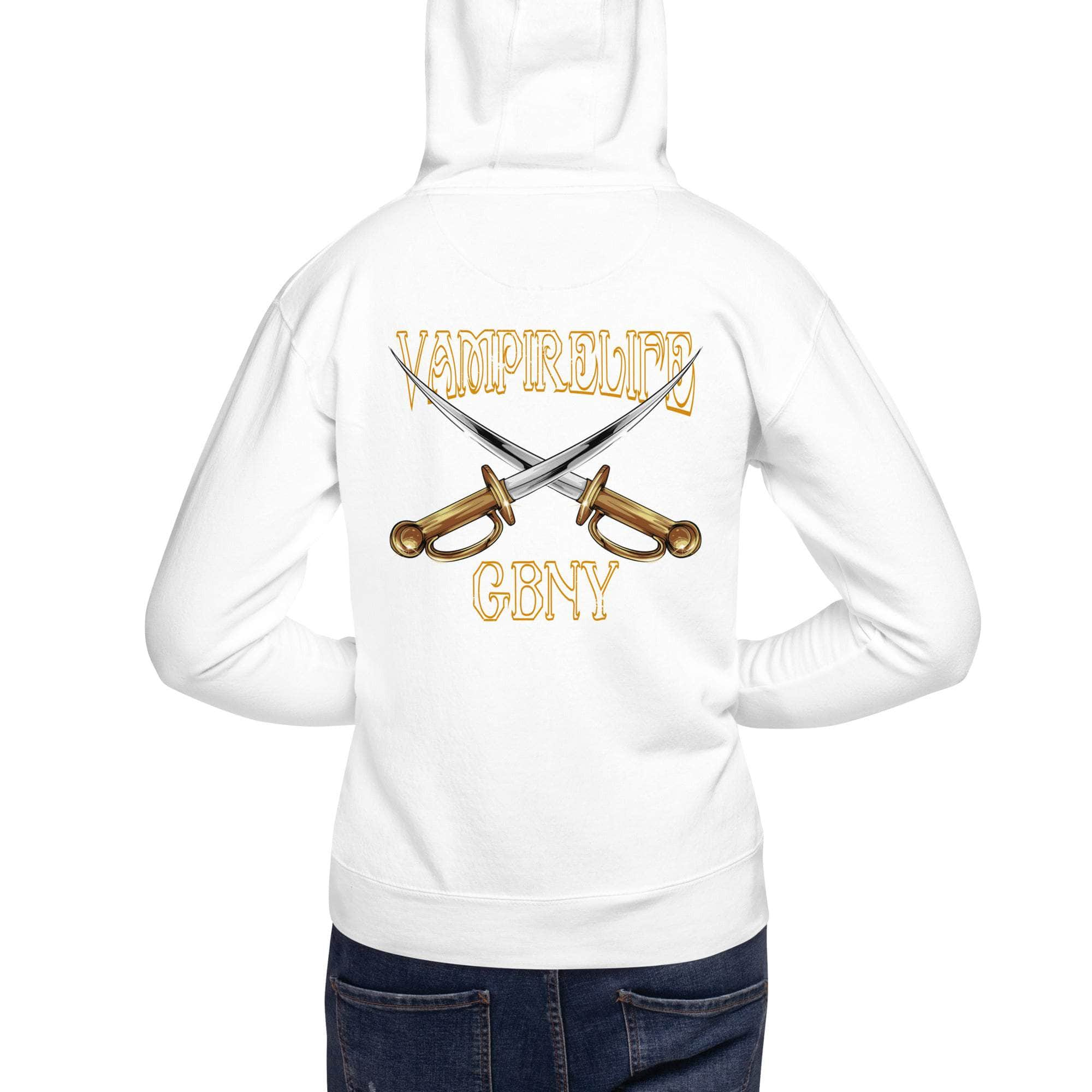 GBNY White / S Vamp Life x GBNY Crossed Swords Hoodie - Men's 5982869_10774