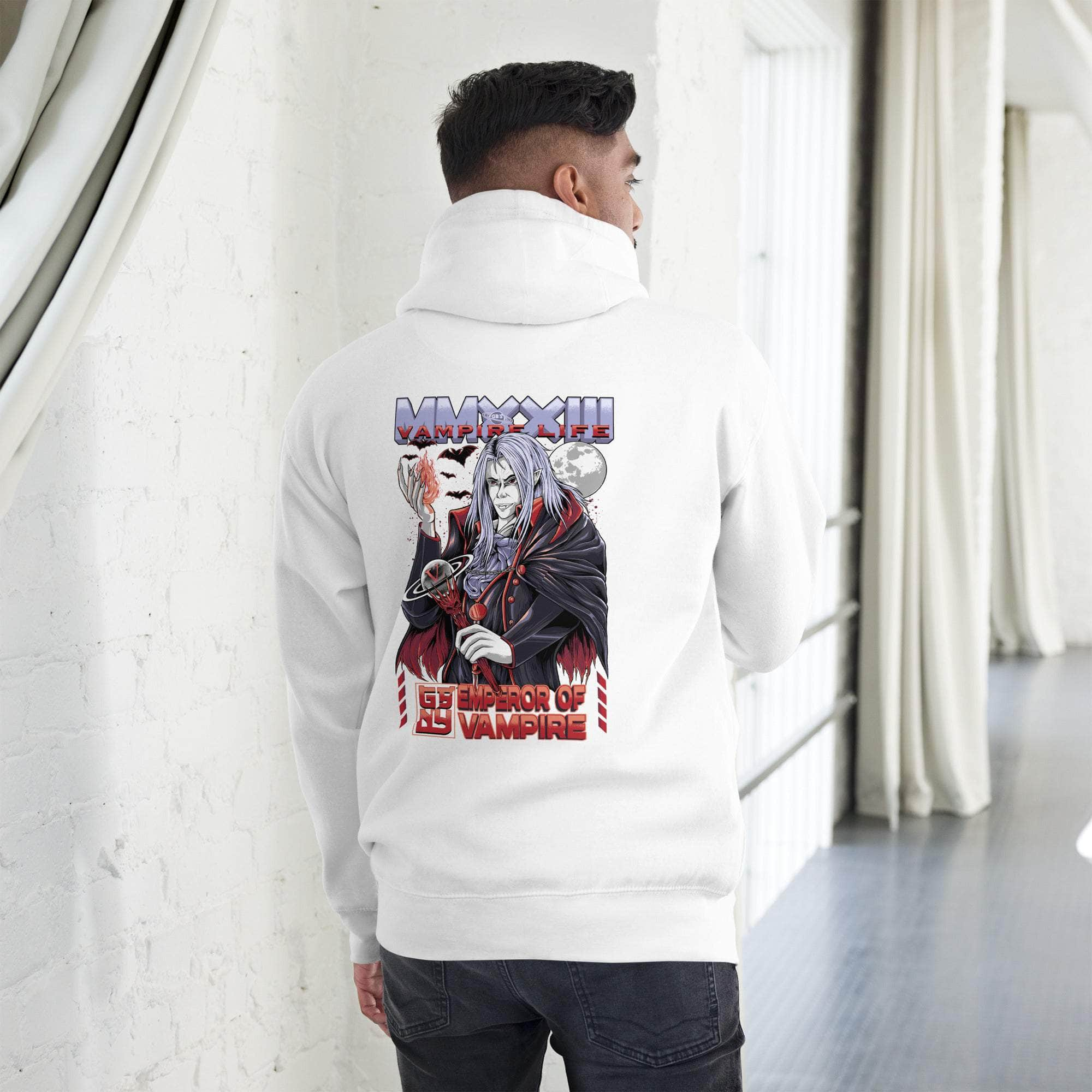 GBNY White / S Vamp Life x GBNY Emperor Of Vamp Hoodie - Men's 3808379_10774