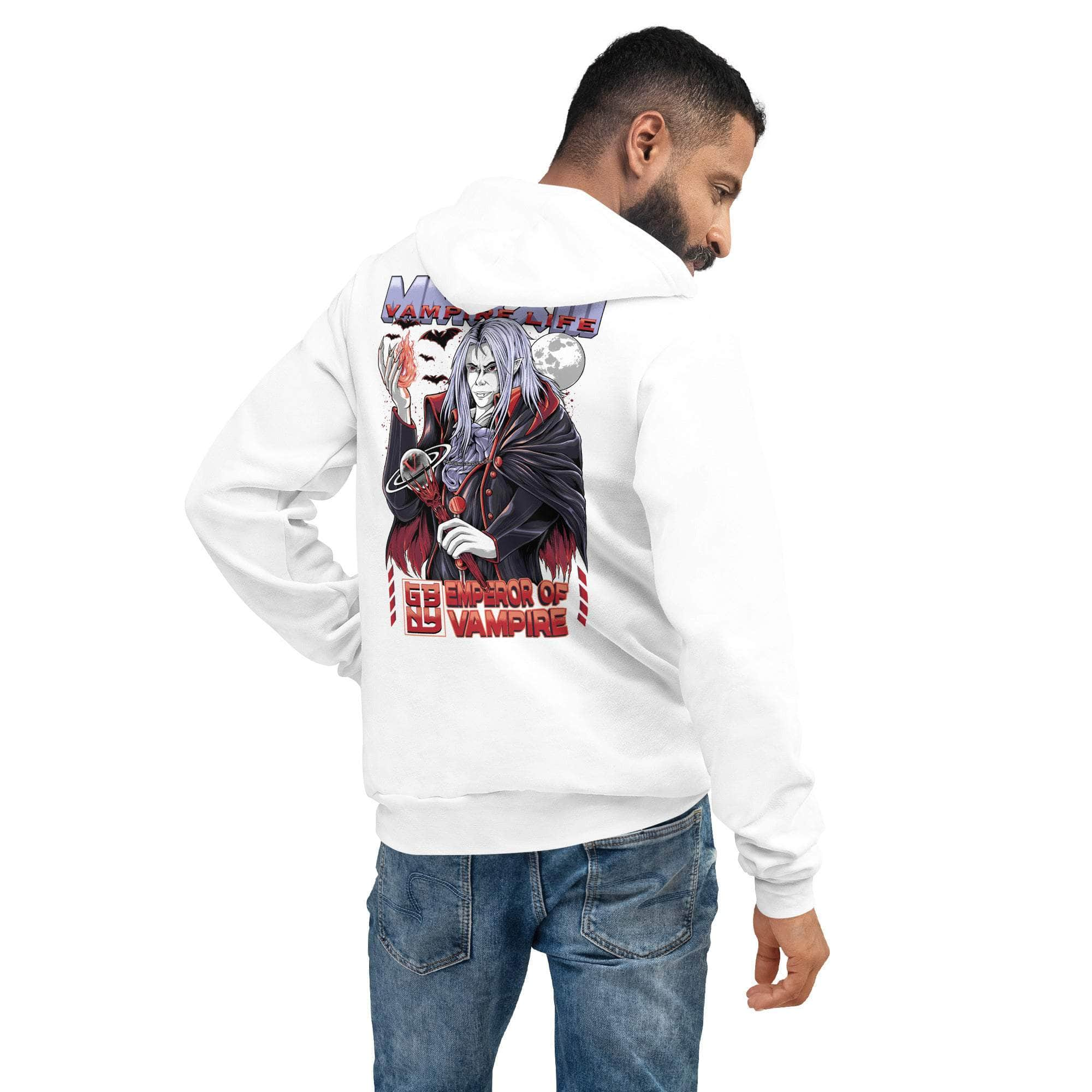 GBNY White / S Vamp Life X GBNY "Emperor Of Vamp" Super Soft Hoodie - Men's 3778345_9221