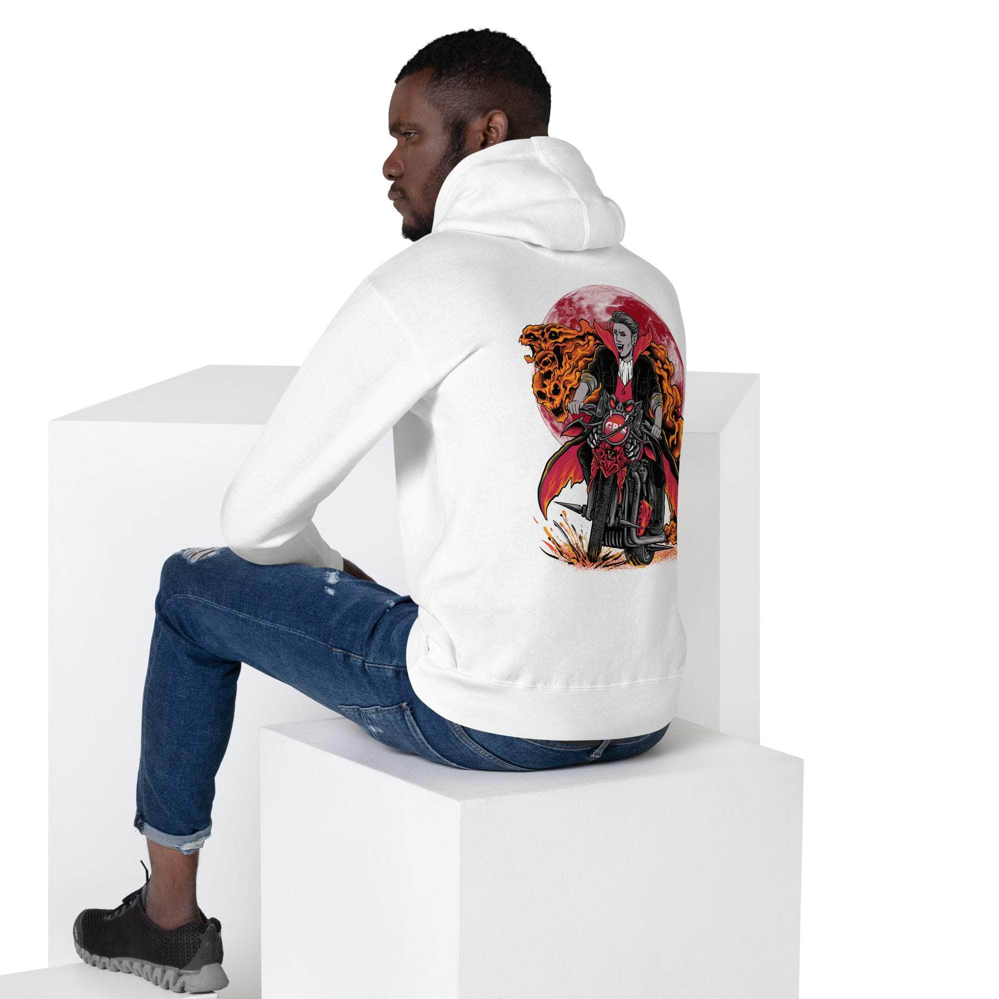 GBNY White / S Vamp Life X GBNY Ghost Rider Hoodie - Men's 8271165_10774