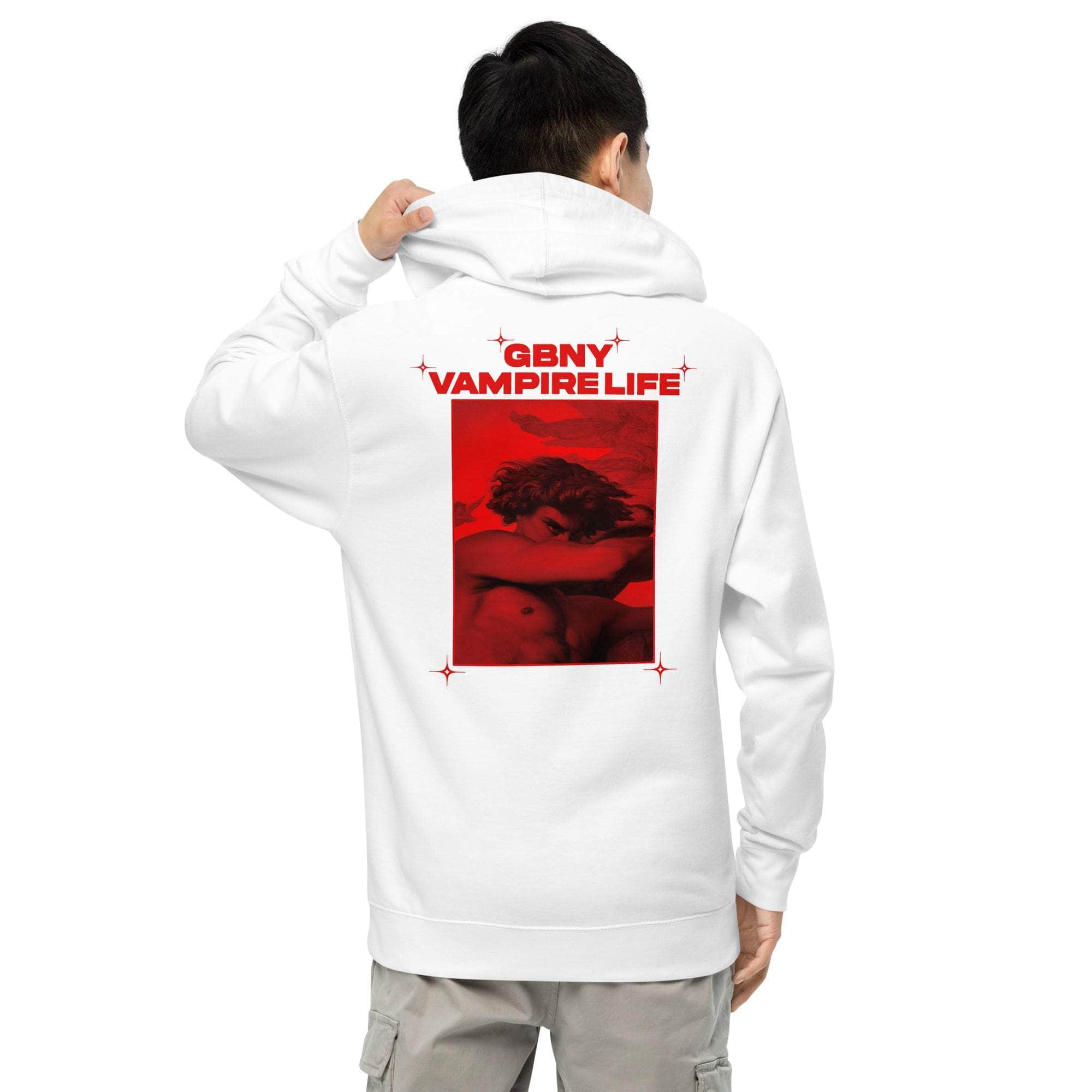 GBNY White / S Vamp Life X GBNY "Hiding Angel" Hoodie - Men's 3006332_15632