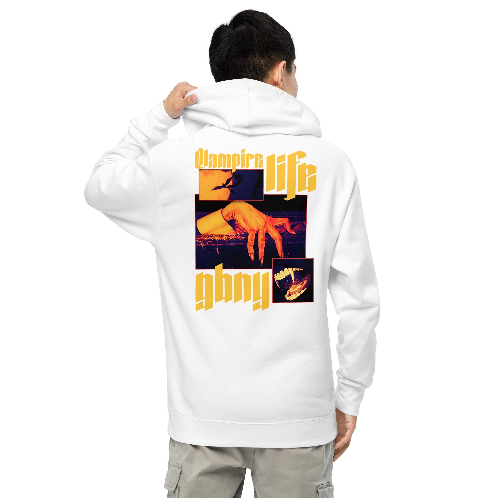 GBNY White / S Vamp Life X GBNY "Hiding Vamp" Hoodie - Men's 9684302_15632