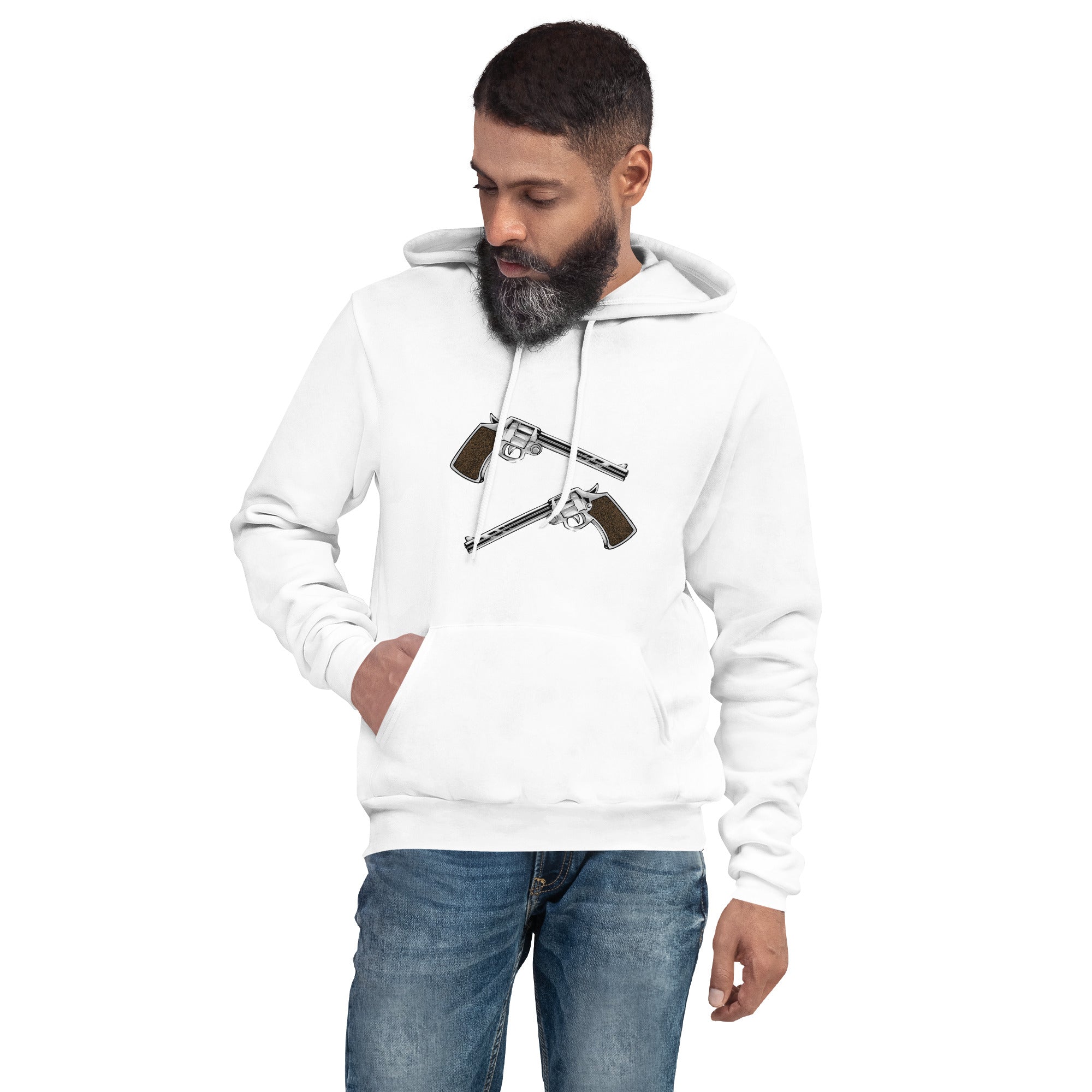 GBNY White / S Vamp Life X GBNY "Pistol" Super Soft Hoodie - Men's 8044671_9221