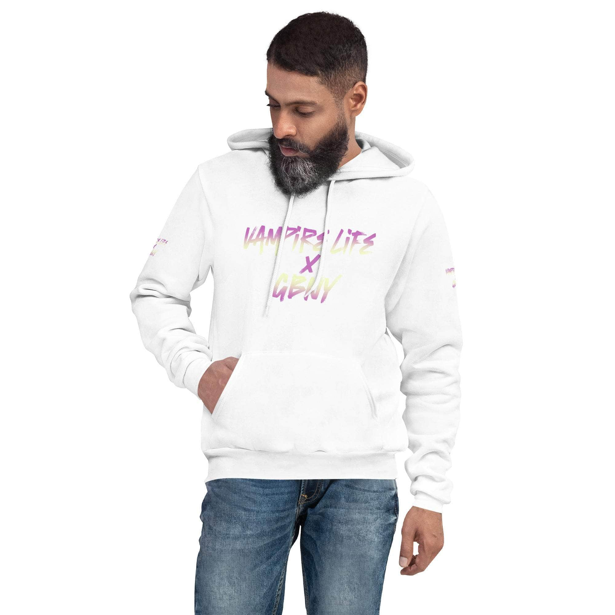 GBNY White / S Vamp Life X GBNY "Rising Skull" Hoodie - Men's 2044009_9221